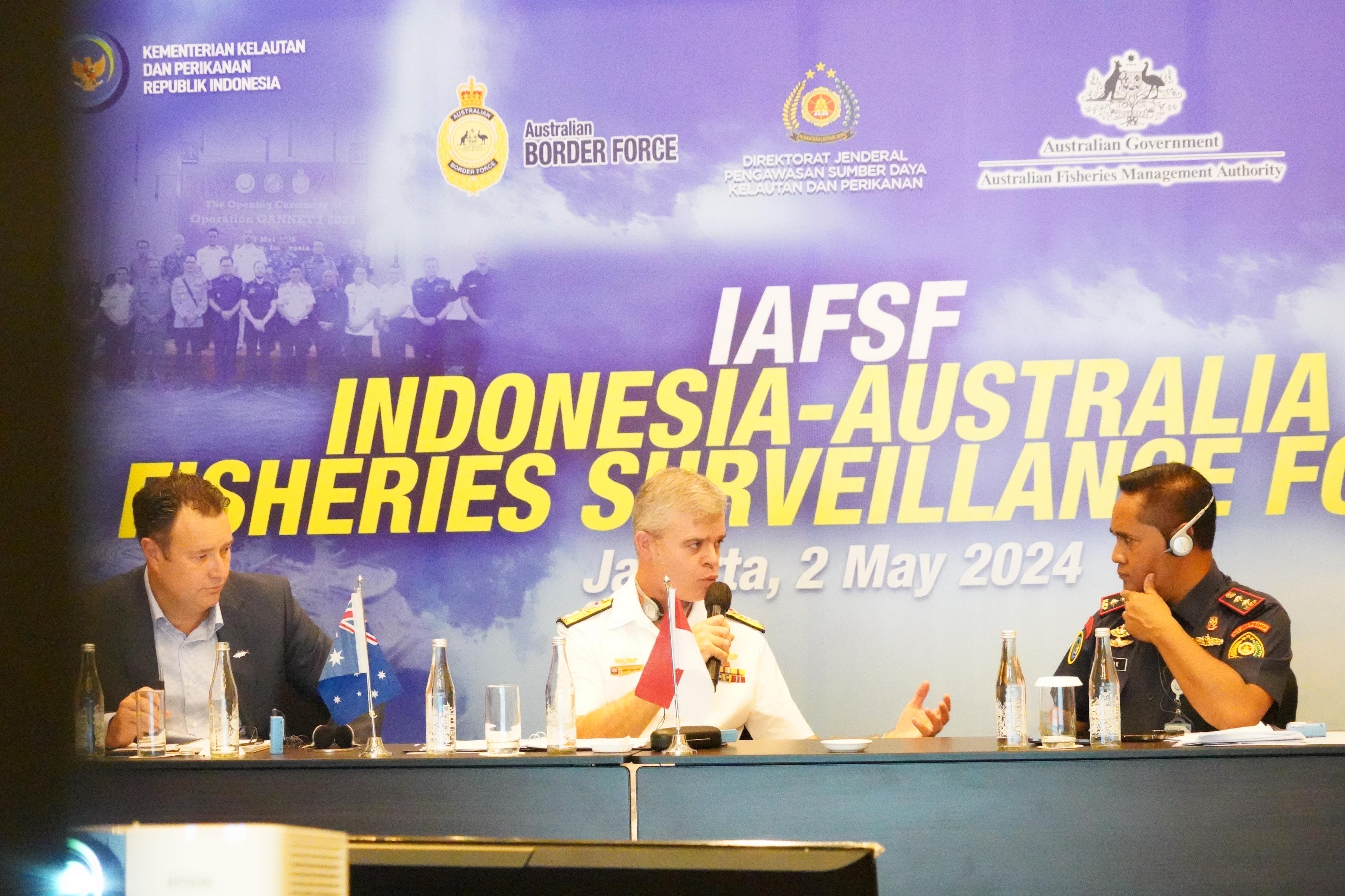 Pertemuan Senior Tahunan Indonesia-Australia Fisheries Surveillance Forum (IAFSF) 2024