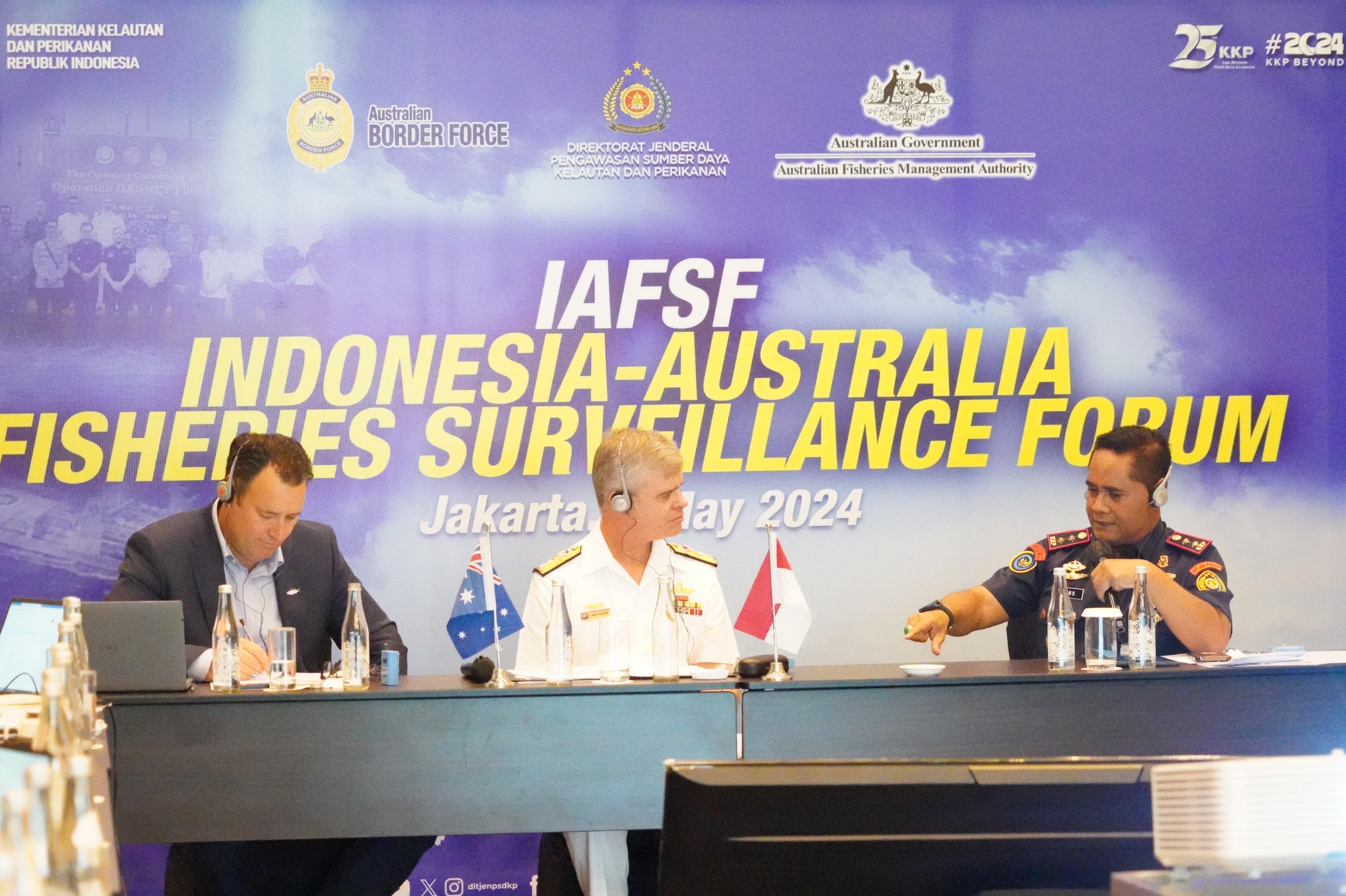 Pertemuan Senior Tahunan Indonesia-Australia Fisheries Surveillance Forum (IAFSF) 2024