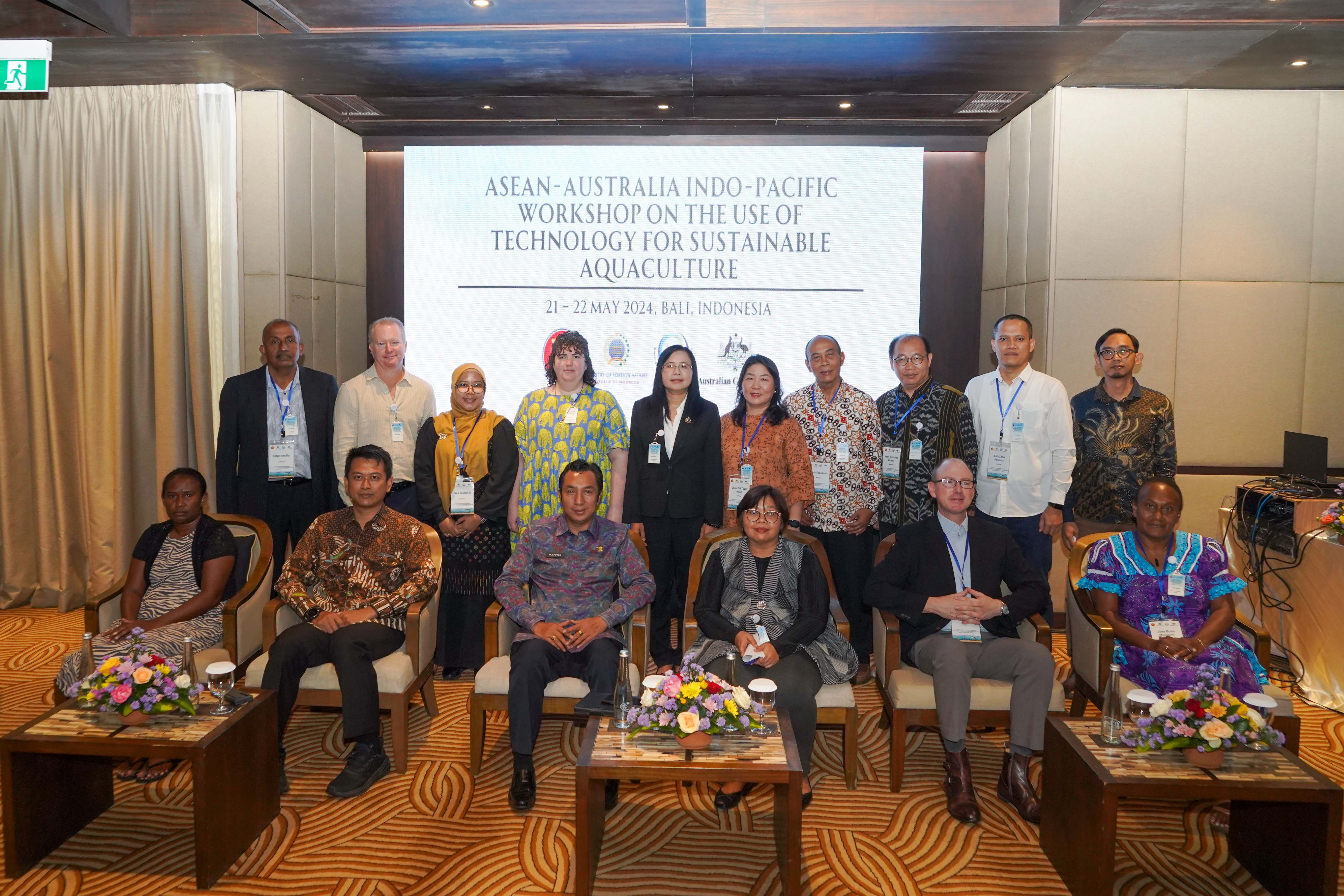 ASEAN-Australia Indo-Pacific Workshop on the use of Technology for Sustainable Aquaculture di Bali, 21 Mei 2024