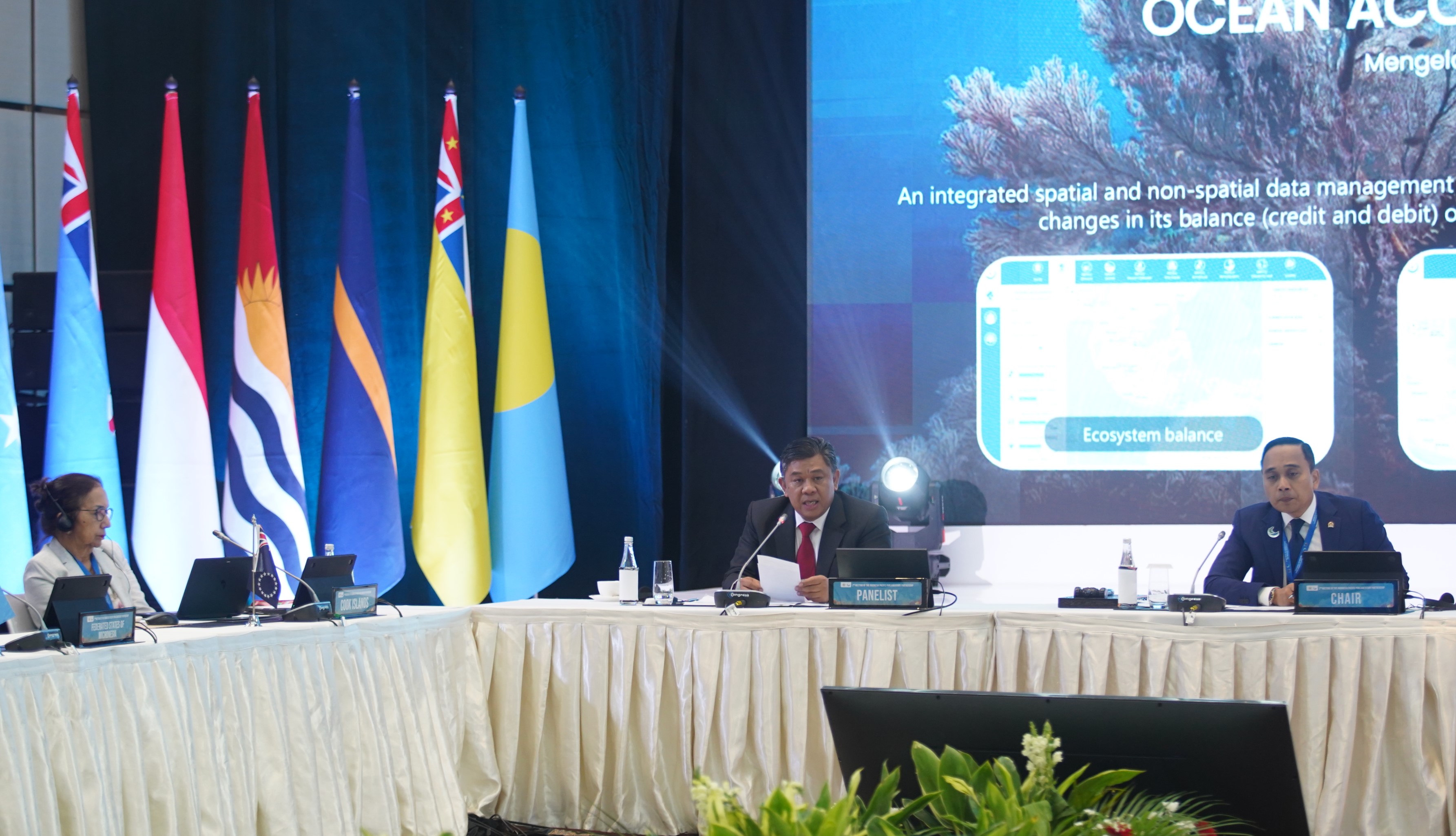 Panelis pada kegiatan Second Meeting of Indonesia - Pacific Parliamentary Partnership (IPPP)
