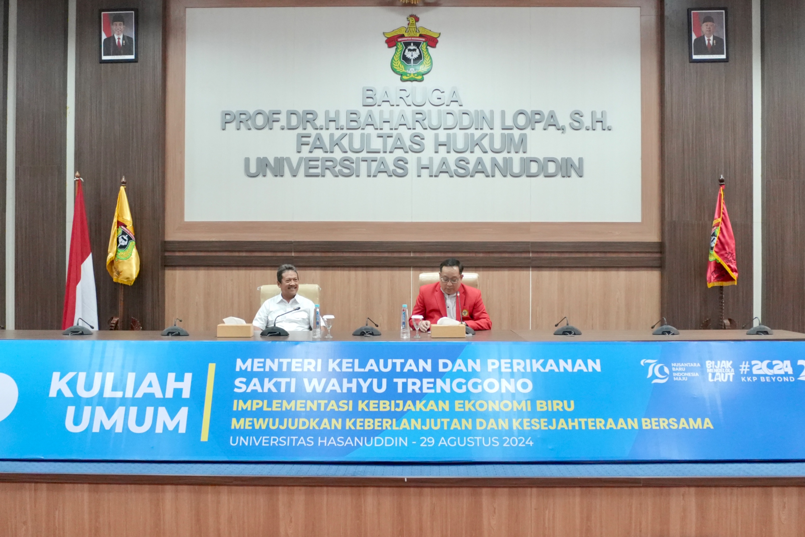 Kuliah Umum Menteri Kelautan dan Perikanan di Universitas Hasanuddin, Makassar (29/8)