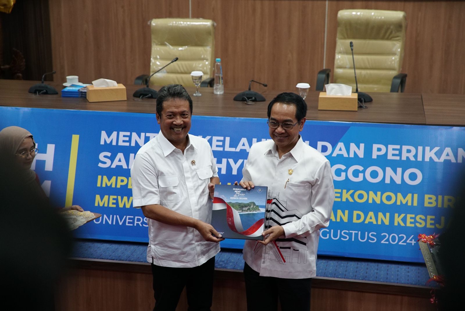 Kepala BPPSDM KP Dampingi Men KP pada Kuliah Umum di UNHAS