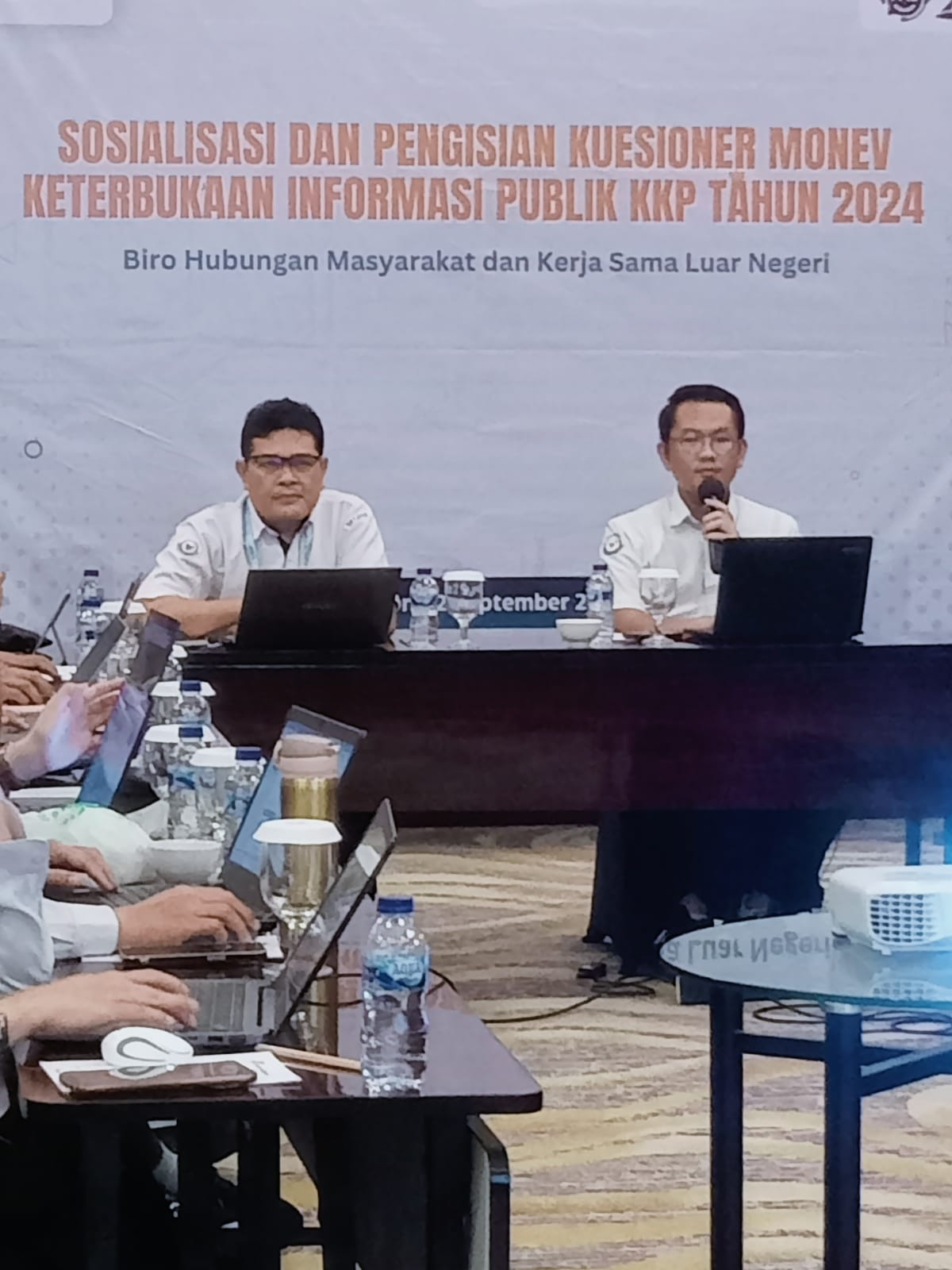 Sosialisasi dan Pengisian Kuesioner Monev Keterbukaan Informasi Publik KKP Tahun 2024
