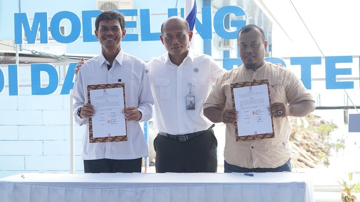 Peresmian Modeling Budidaya Lobster di Batam