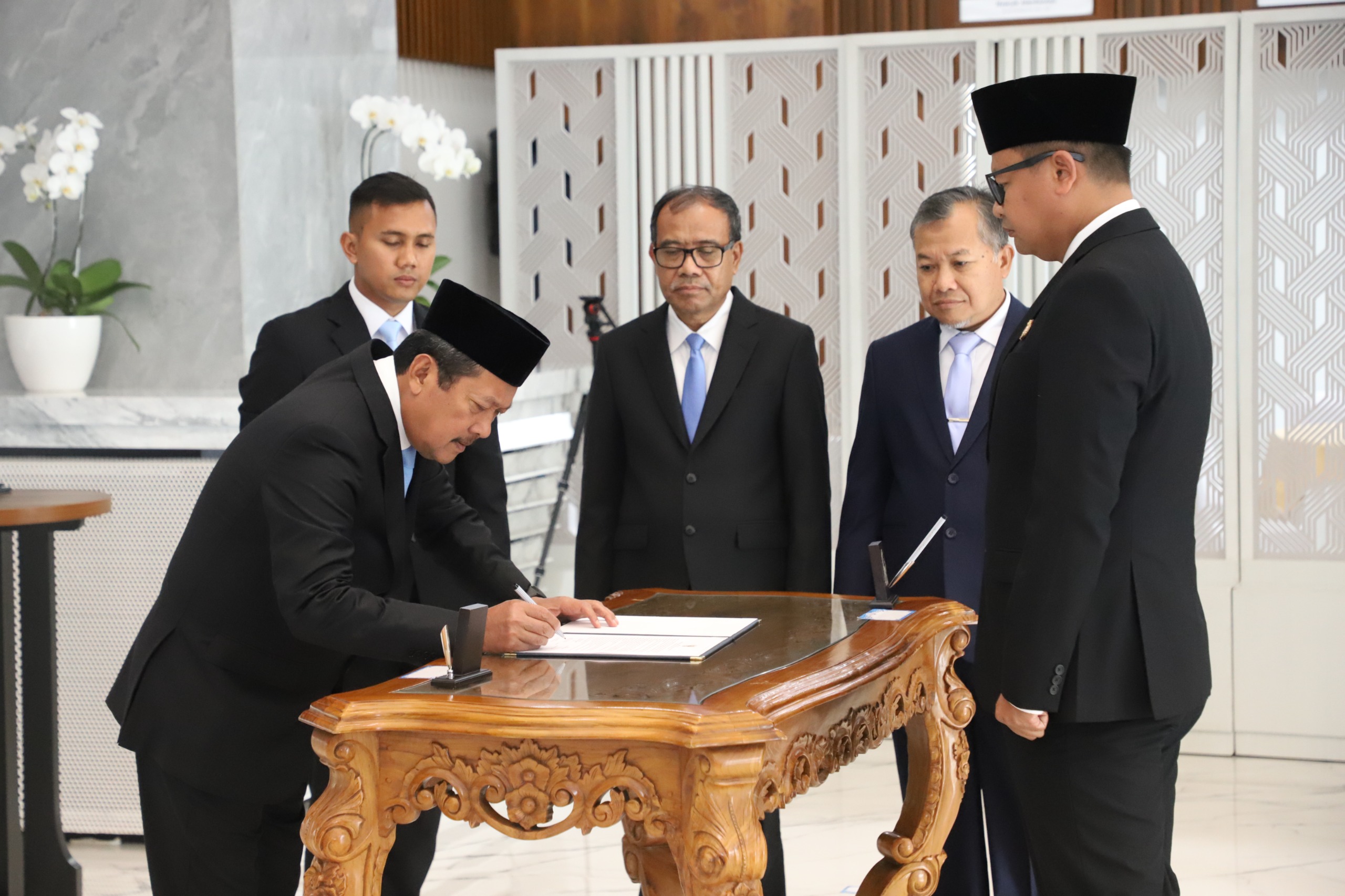 Pelantikan Pejabat Tinggi Pratama (Eselon II) lingkup Ditjen PSDKP oleh Menteri Sakti Wahyu Trenggono