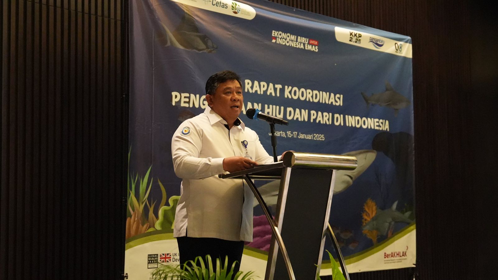 Workshop Nasional Pengelolaan Hiu dan Pari di Indonesia, Jakarta (15/01).