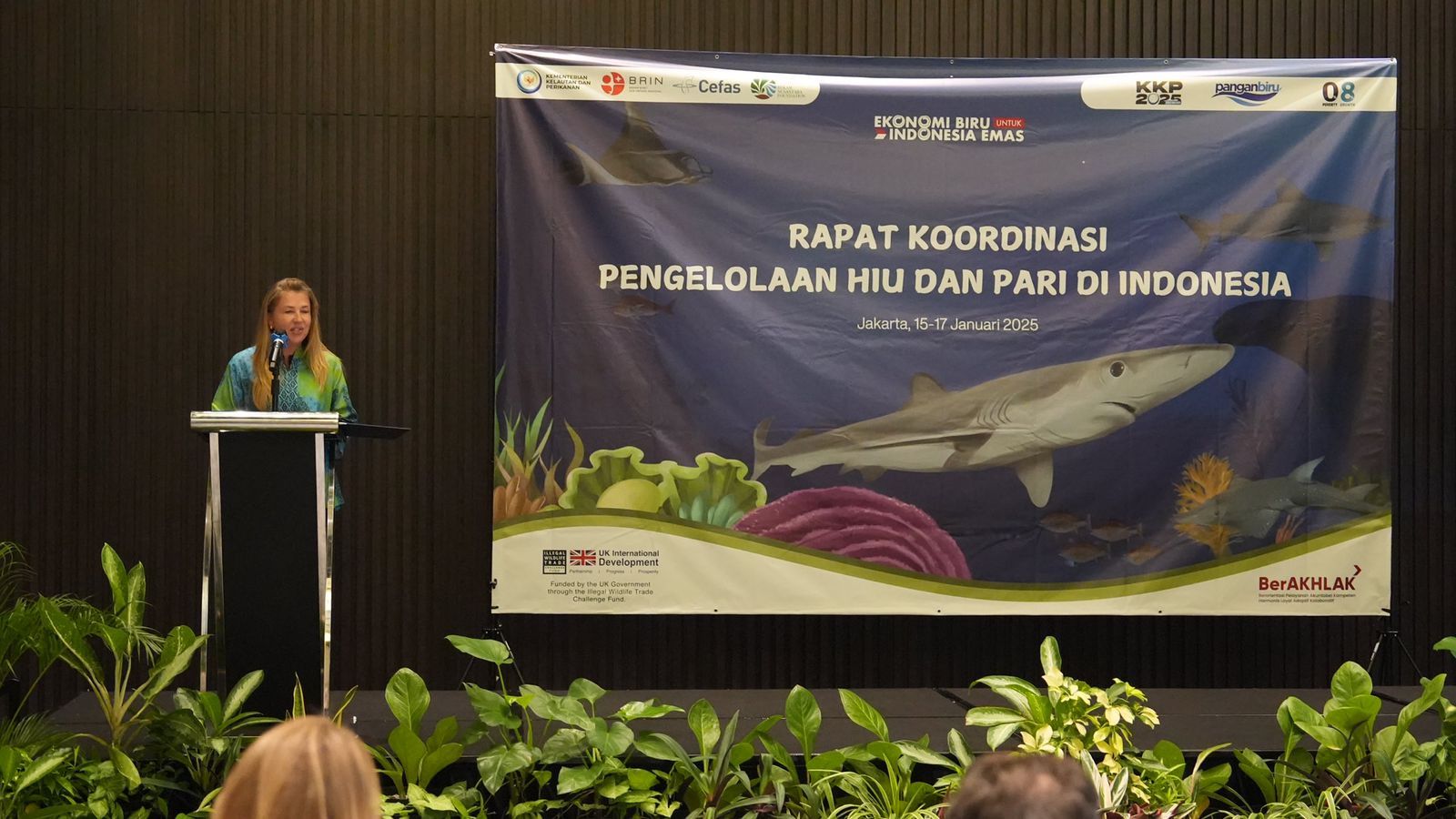 Workshop Nasional Pengelolaan Hiu dan Pari di Indonesia, Jakarta (15/01).
