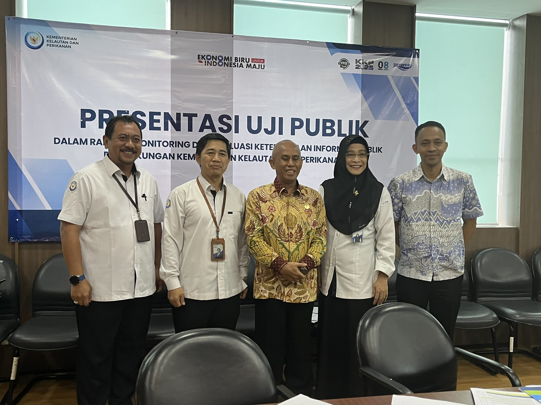 KKP Gelar Presentasi Uji Publik Monev Keterbukaan Informasi Publik 2025