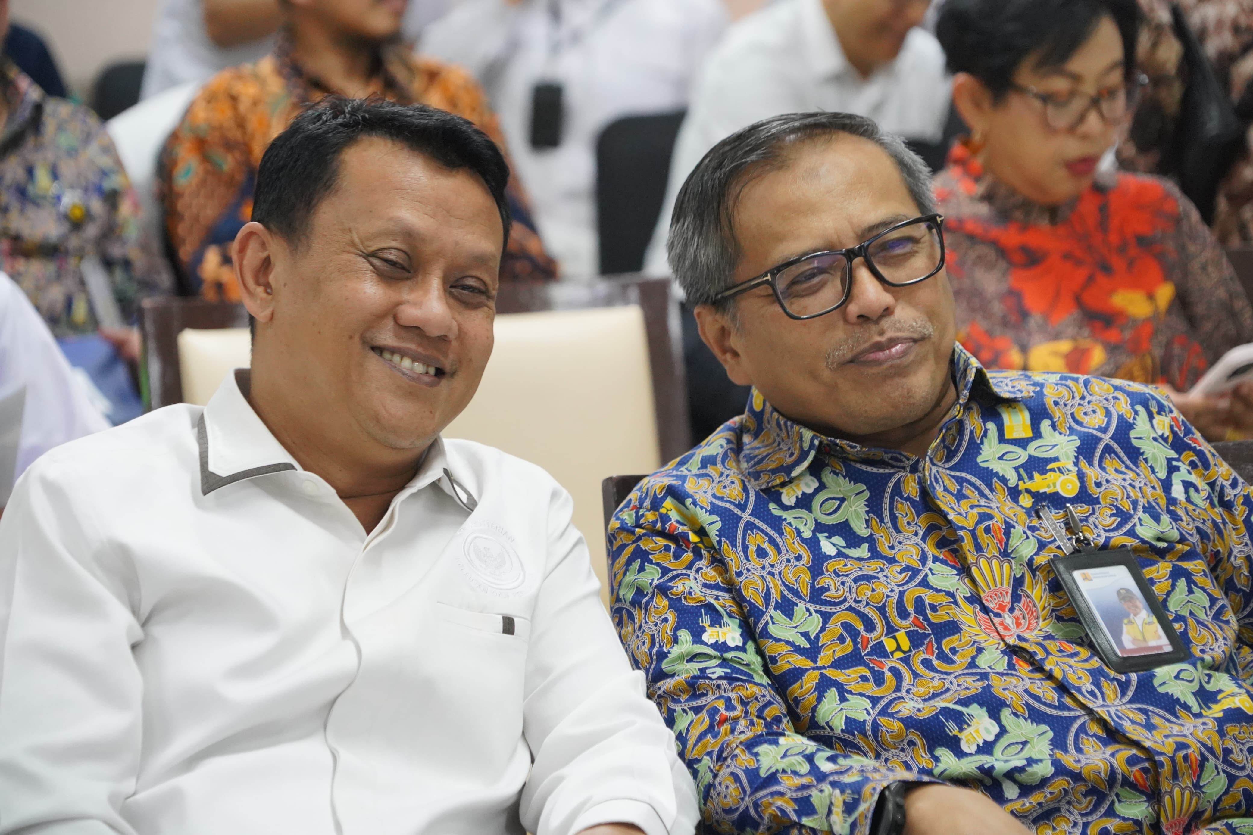 Sekretaris Jenderal KKP pada agenda Penyerahan Laporan Keuangan Unaudited Tahun 2024