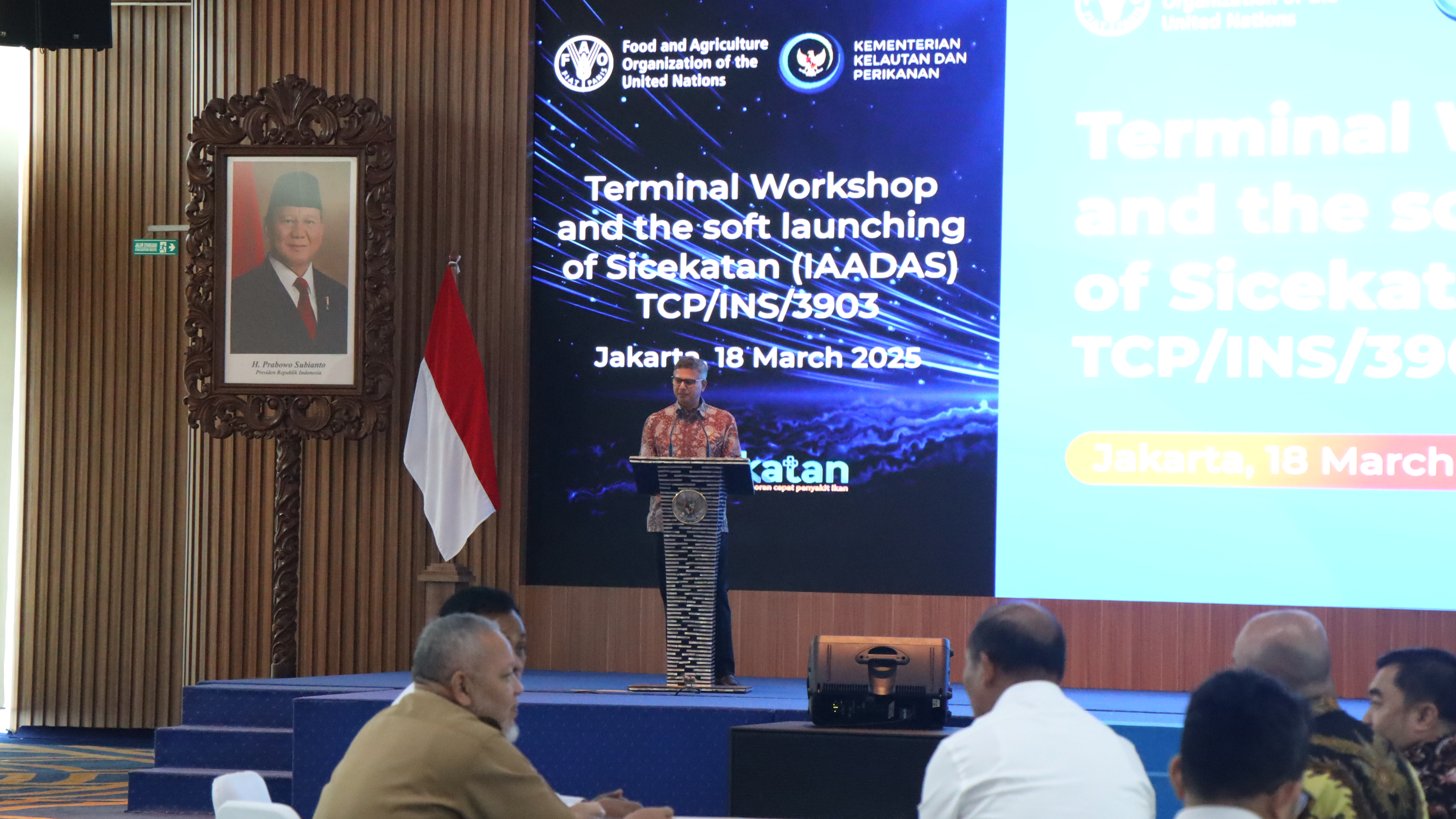 Soft Launching Aplikasi Sicekatan (Sistem Pelaporan Cepat Penyakit Ikan)