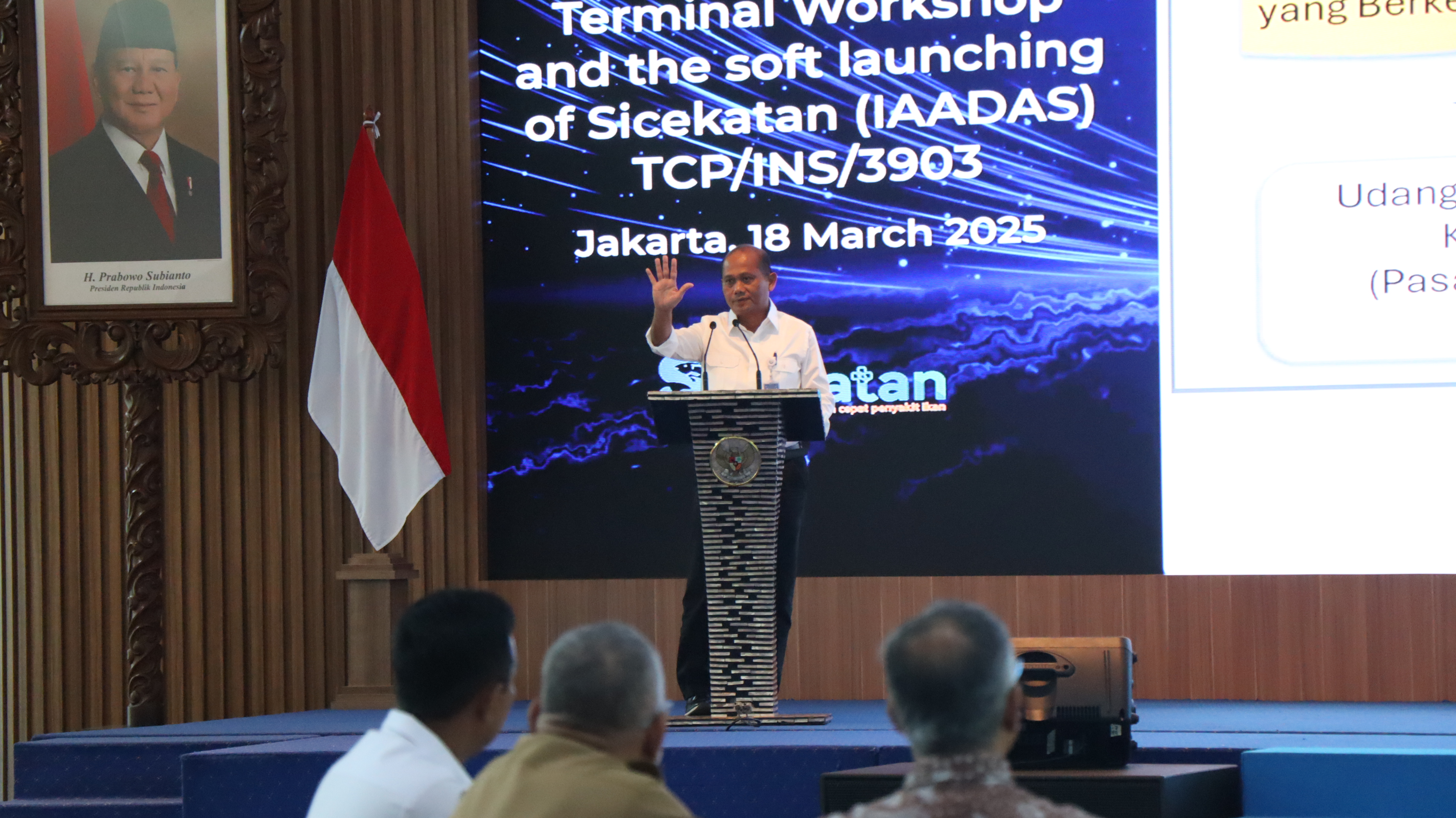 Soft Launching Aplikasi Sicekatan (Sistem Pelaporan Cepat Penyakit Ikan)