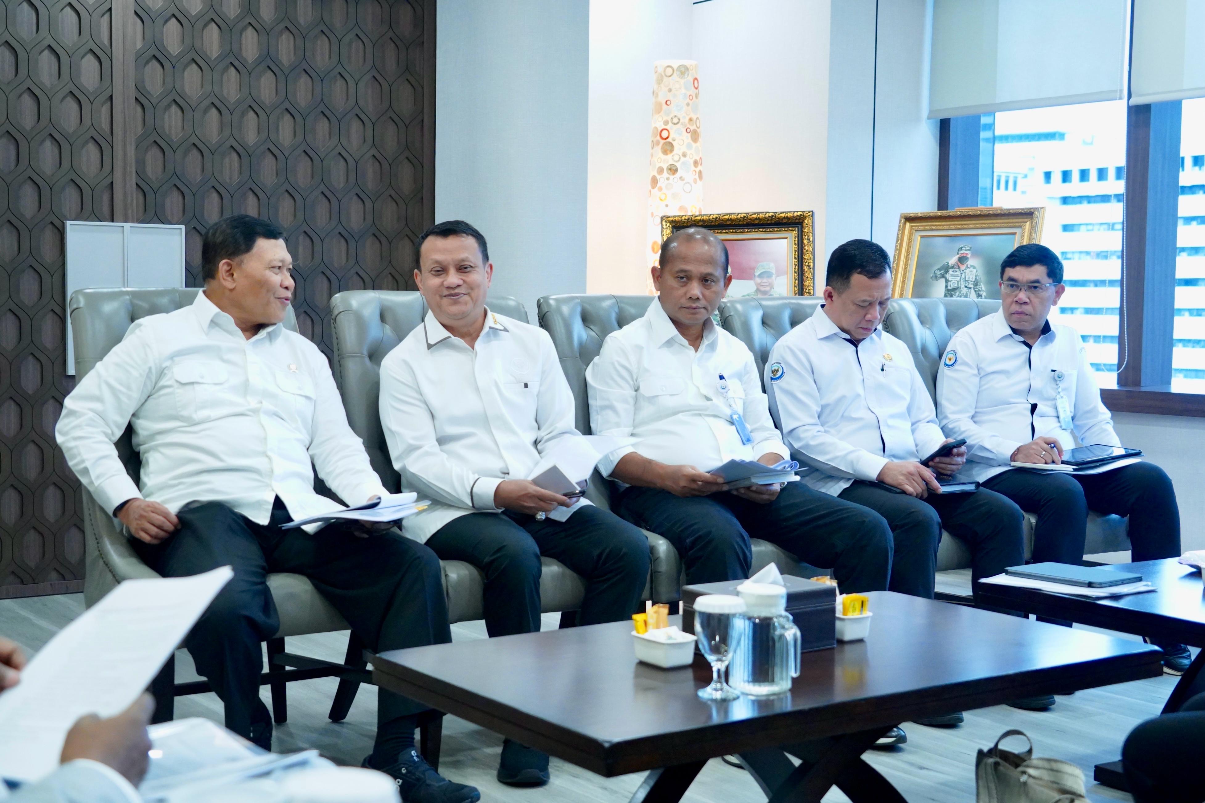 Sekretaris Jenderal KKP Mendampingi Menteri KP dan Wakil Menteri KP Courtesy Call dengan Duta Besar Kenya