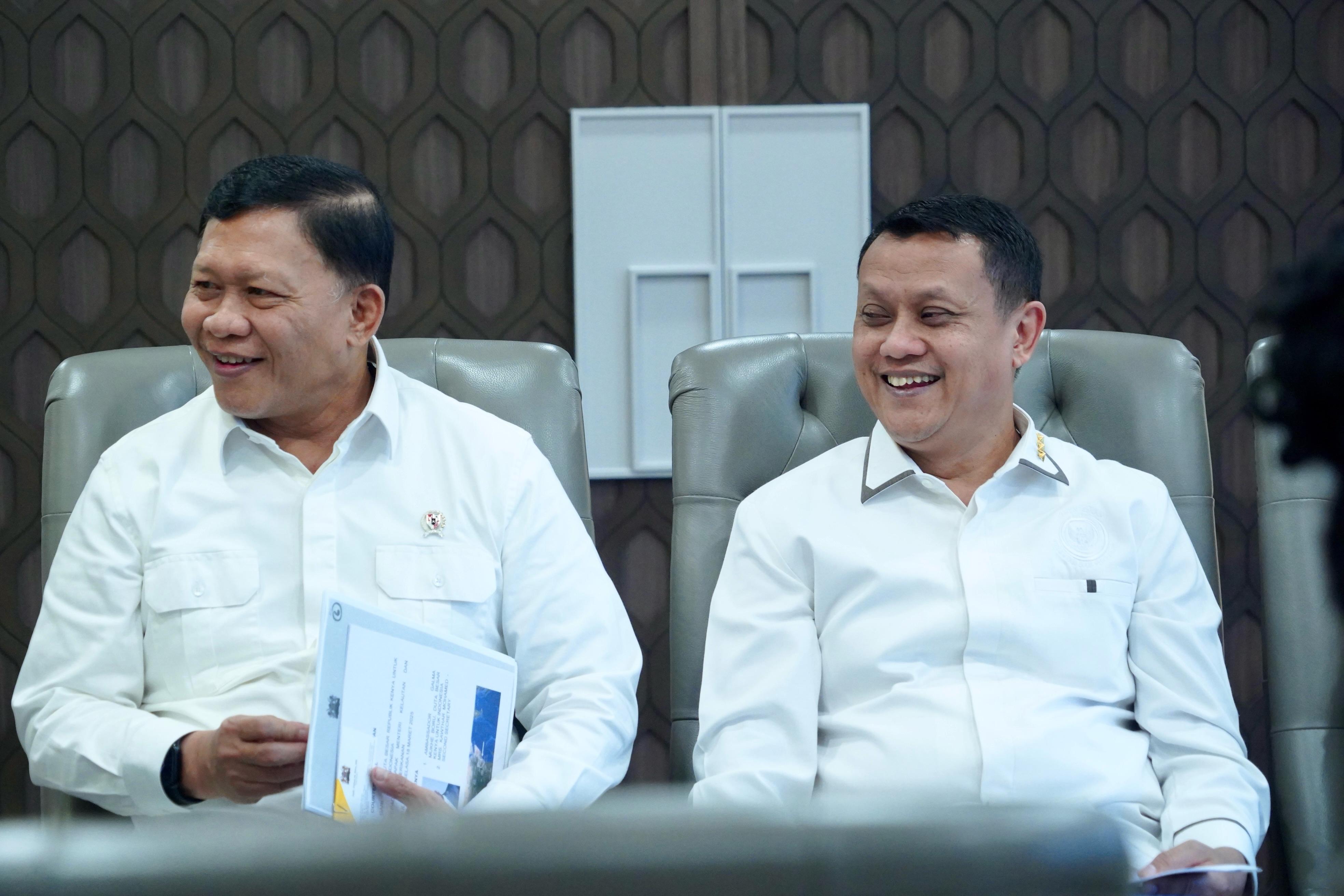 Sekretaris Jenderal KKP Mendampingi Menteri KP dan Wakil Menteri KP Courtesy Call dengan Duta Besar Kenya