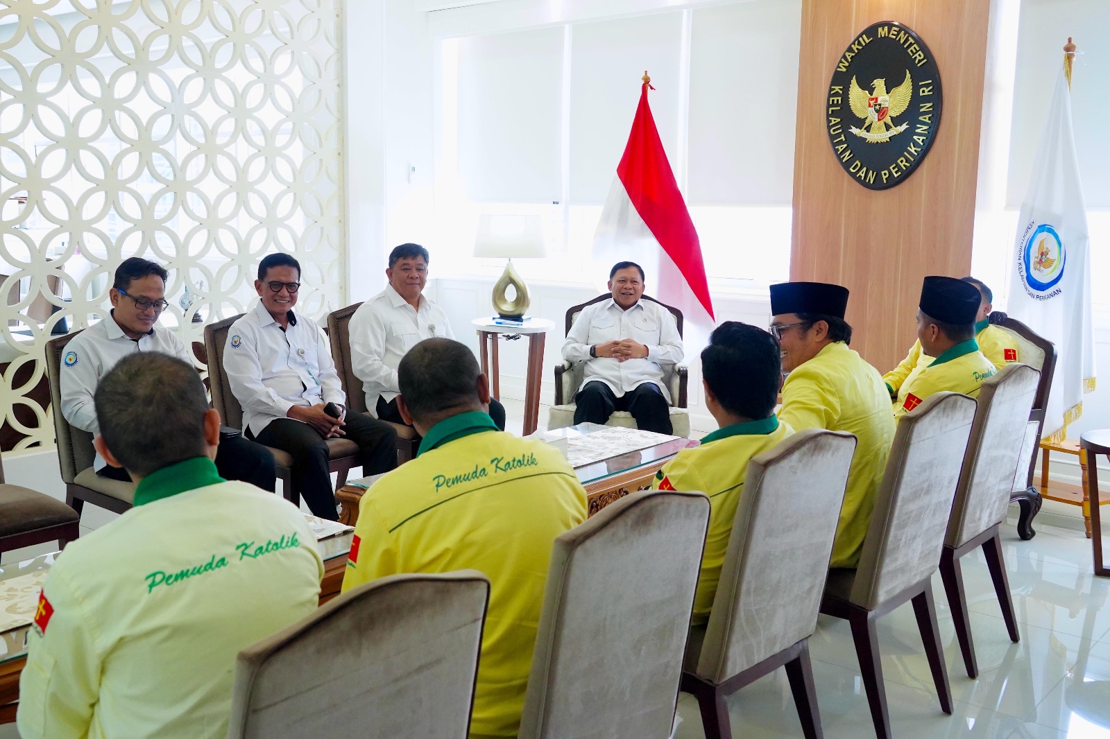 Wakil Menteri KKP menerima audiensi Organisasi Pemuda Katolik Indonesia