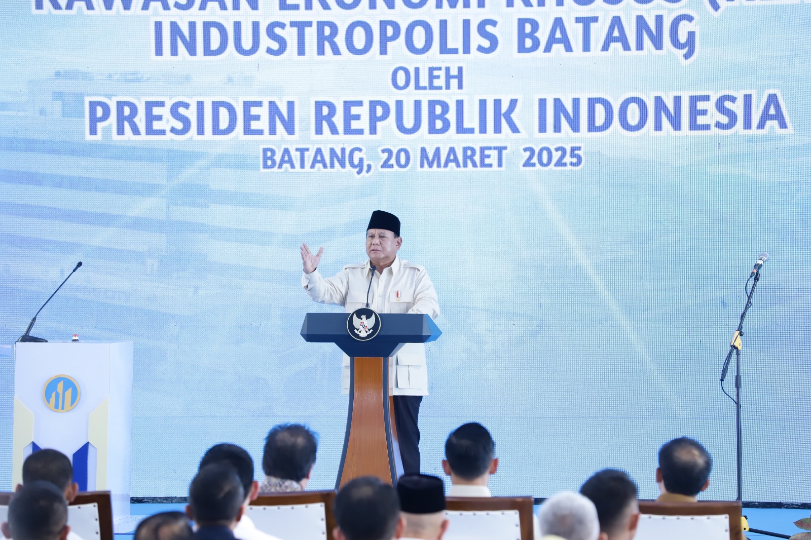Peresmian Kawasan Ekonomi Khusus (KEK) Industropolis Batang