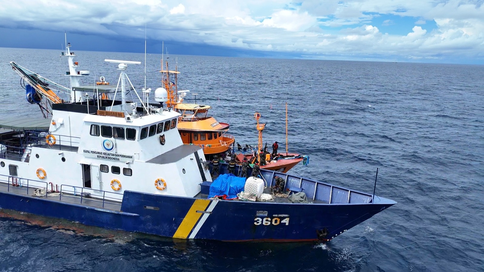 Penangkapan 2 KIA Berbendera Filipina di Perairan Biak