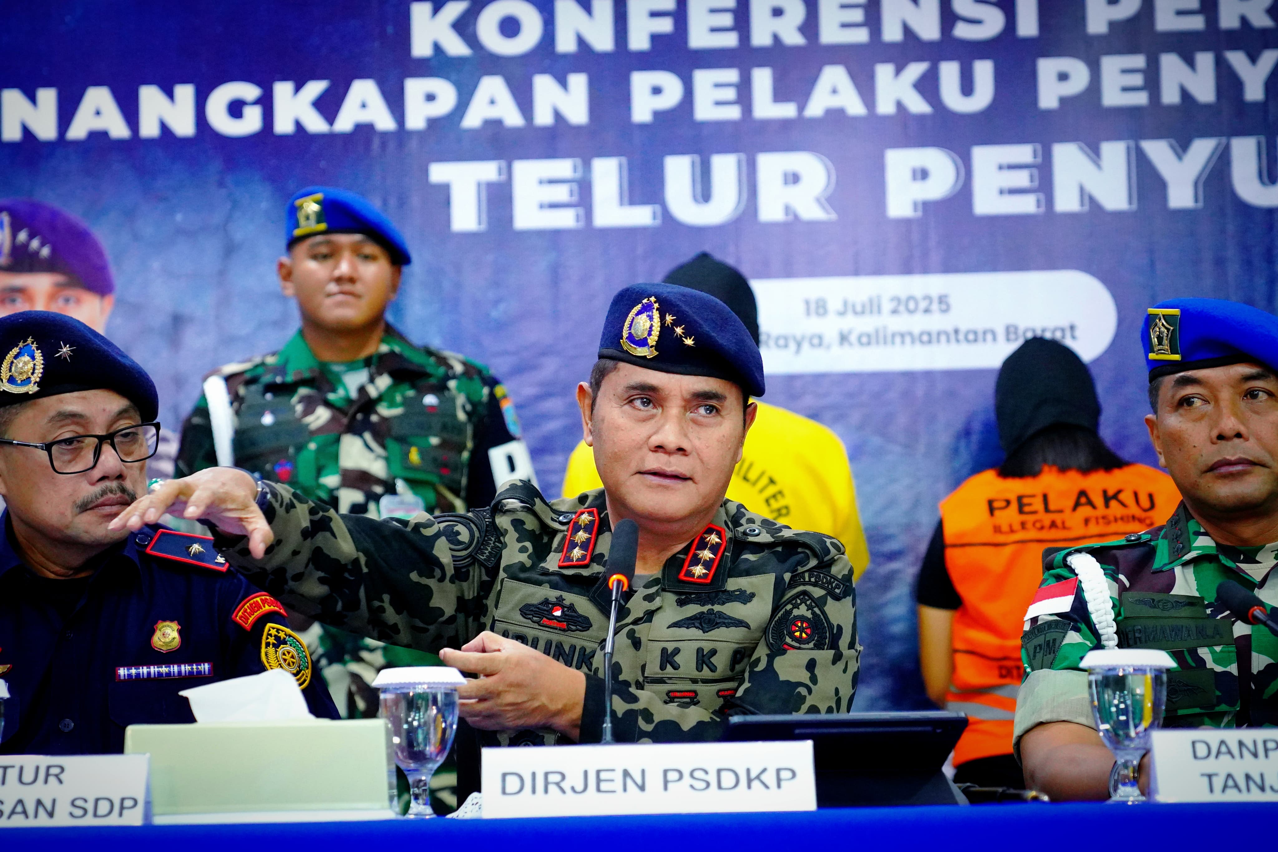 Konferensi Pers KKP Ungkap Jaringan Penyelundup Telur Penyu Lintas Negara