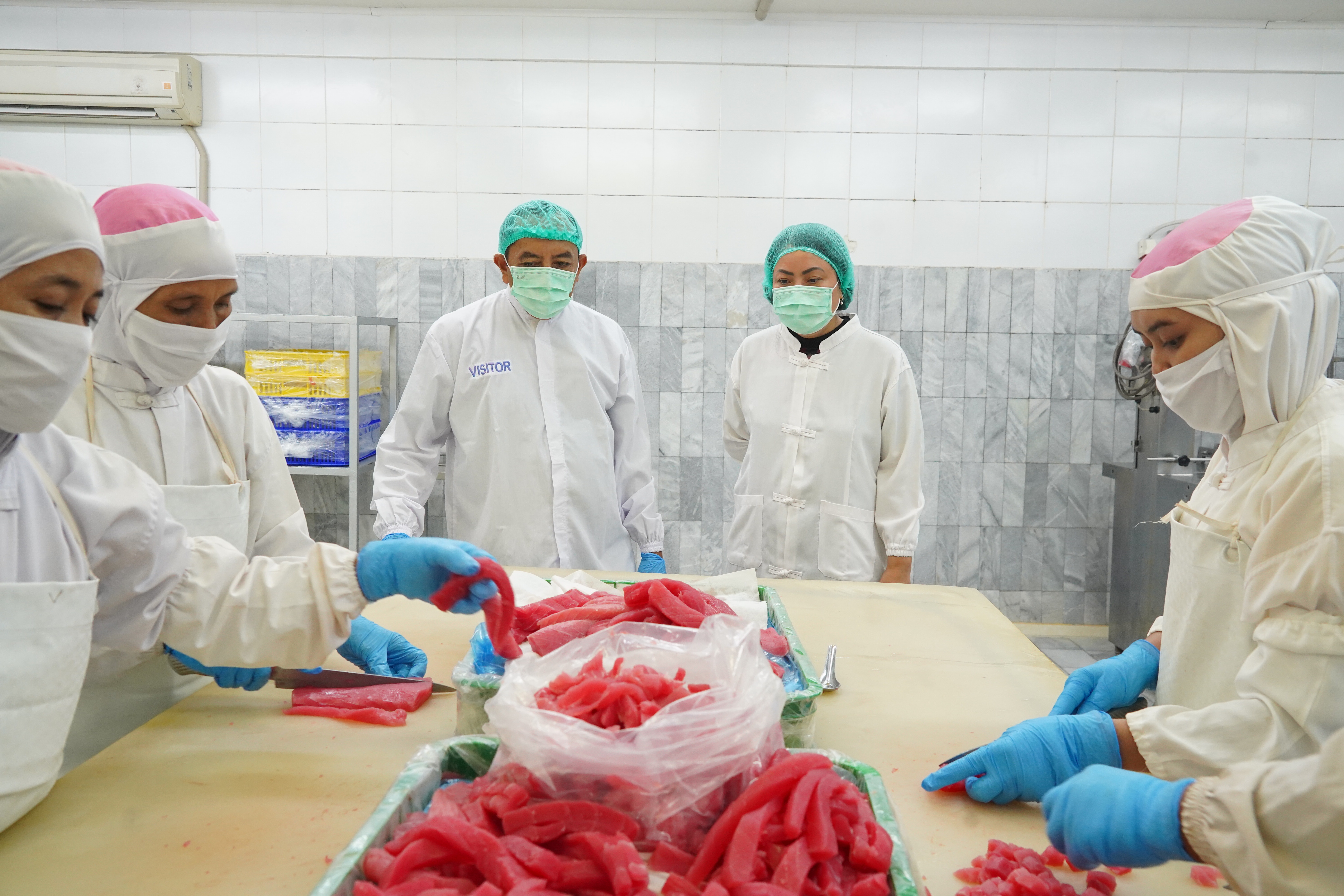 Kunjungan Dirjen PDSPKP ke UPI Tuna PT Hatindo Makmur