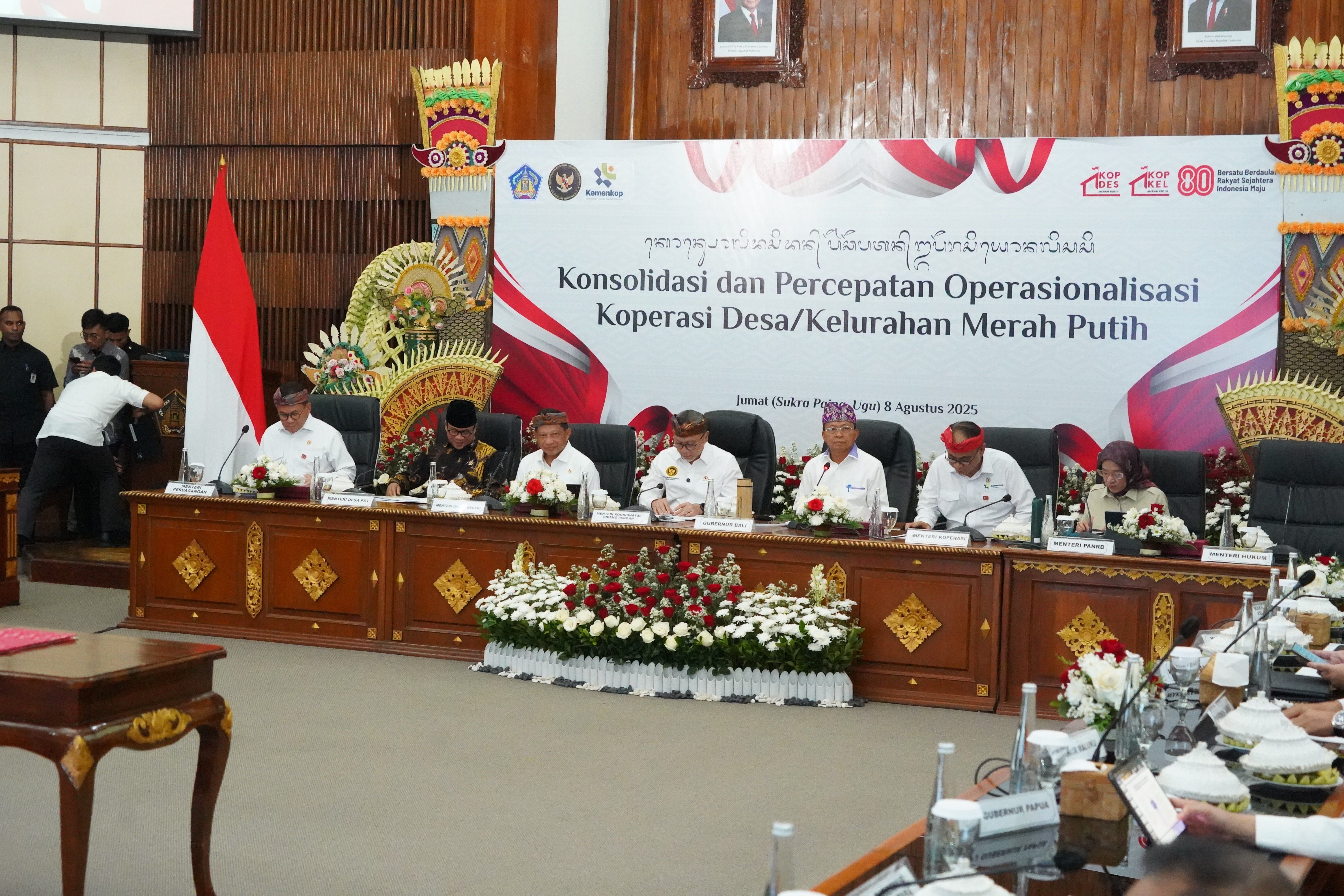 Rapat Konsolidasi dan Percepatan Operasionalisasi KDMP
