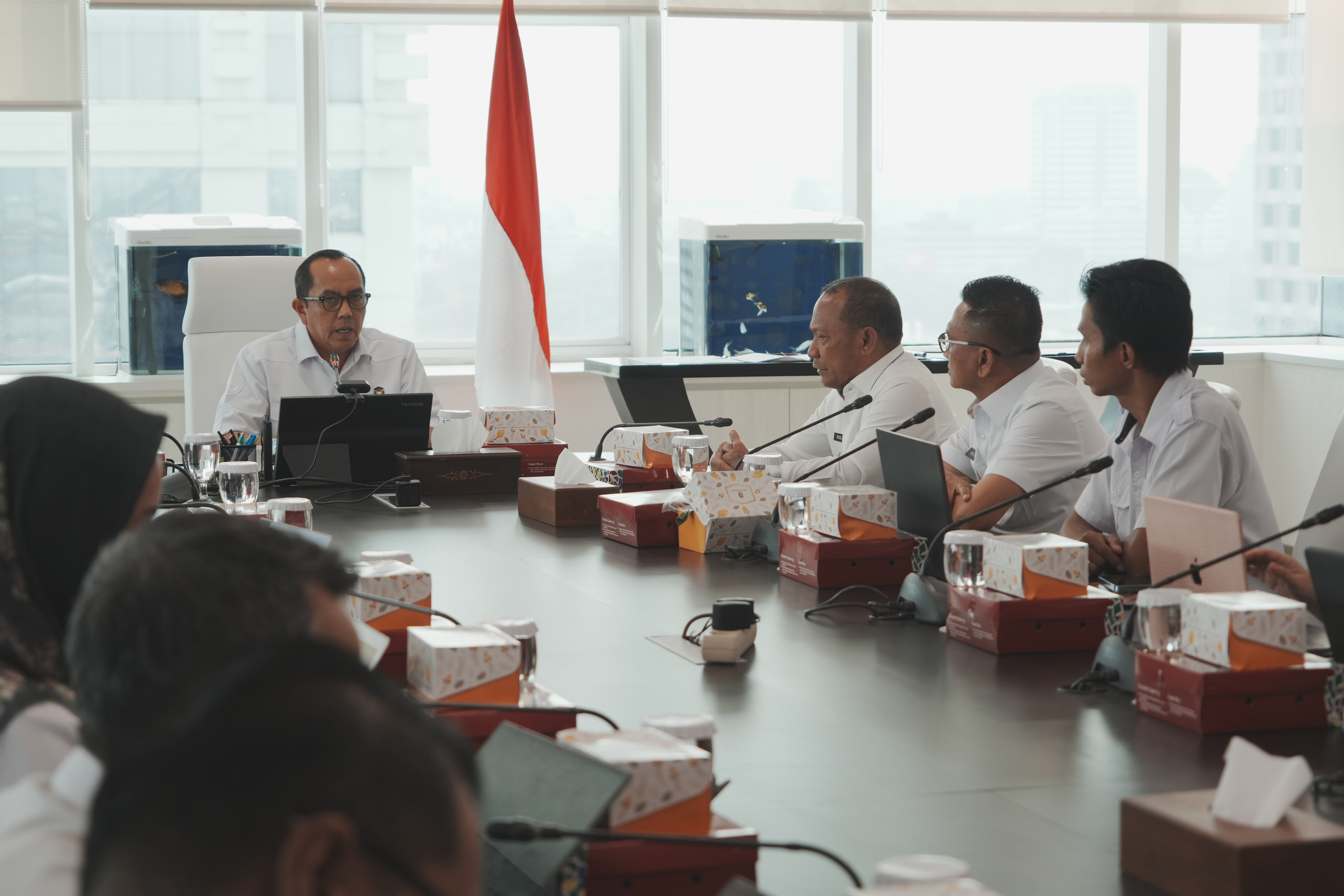 Serah Terima Hibah Sarpras kepada Pembak Pulau Morotai