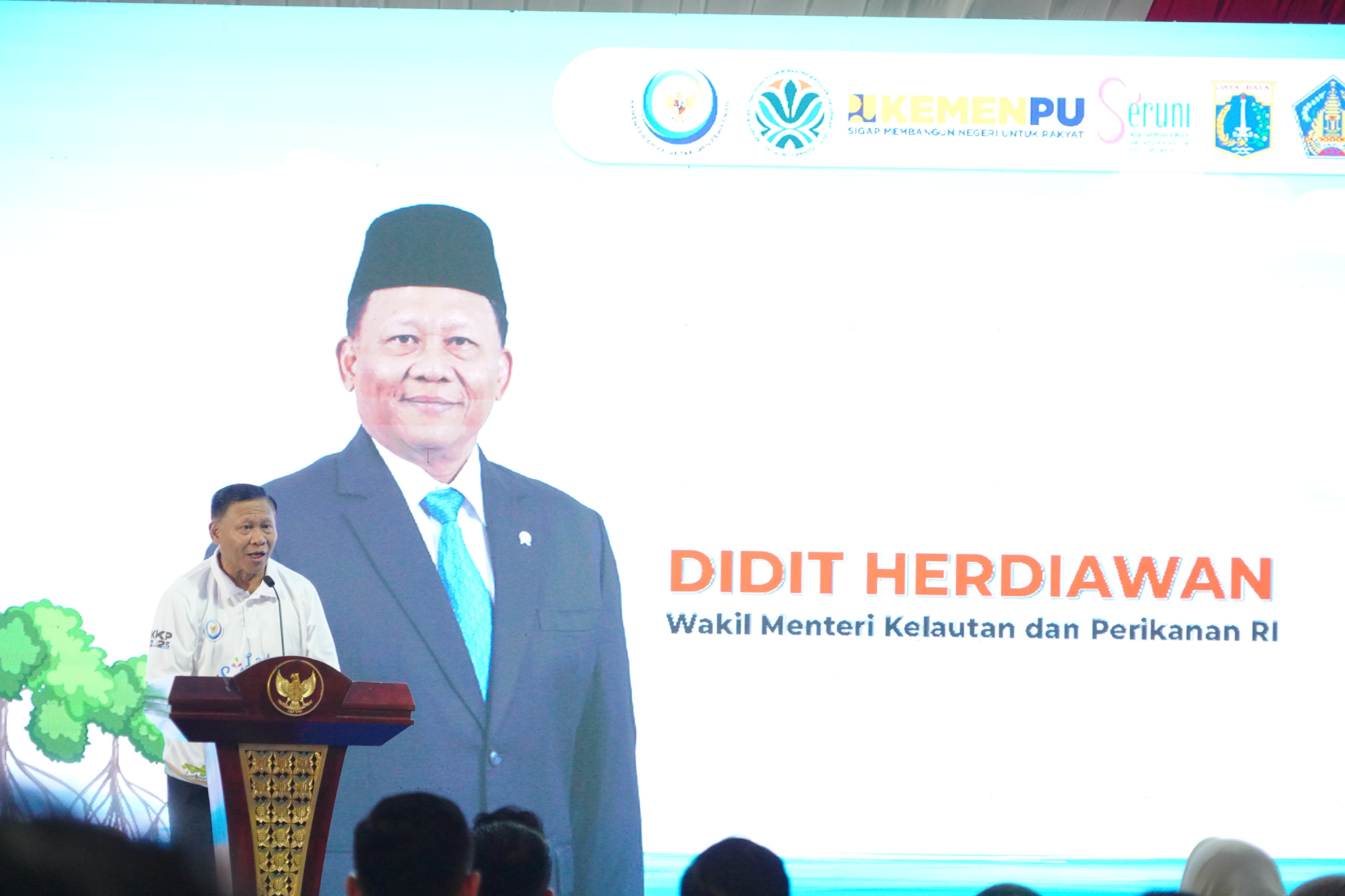 Kick Off Laut Sehat Bebas Sampah dan Groundbreaking Kawasan Mangrove Nasional