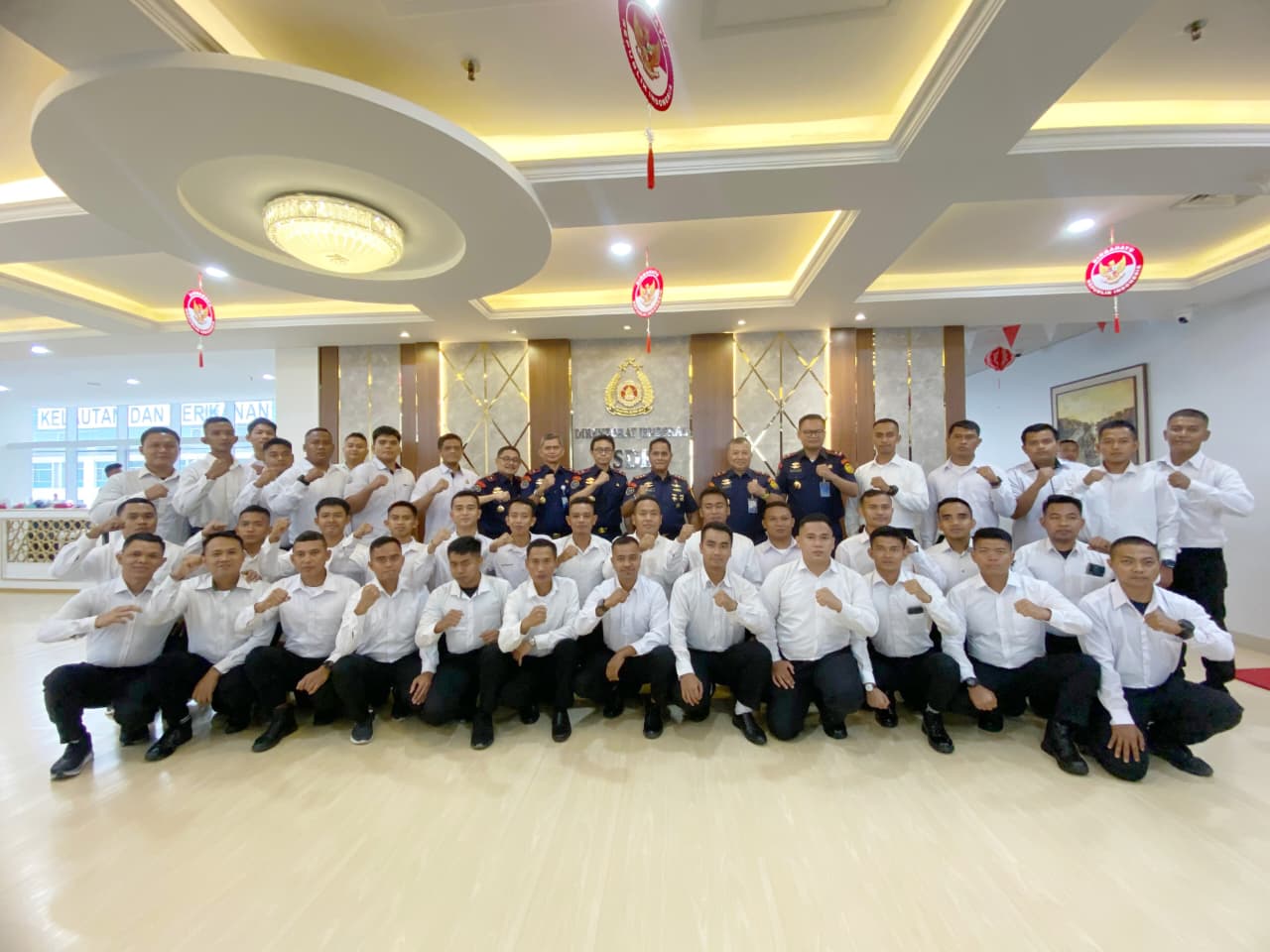 Dirjen PSDKP Memberikan Arahan kepada Peserta Komando Cadangan PSDKP Tahun 2025