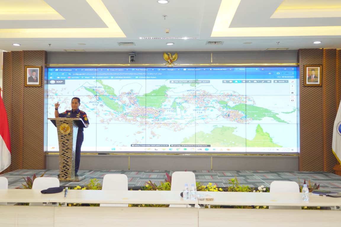 Dirjen PSDKP Memberikan Materi Pada Saat Management Trainee CPNS KKP Formasi Tahun 2024