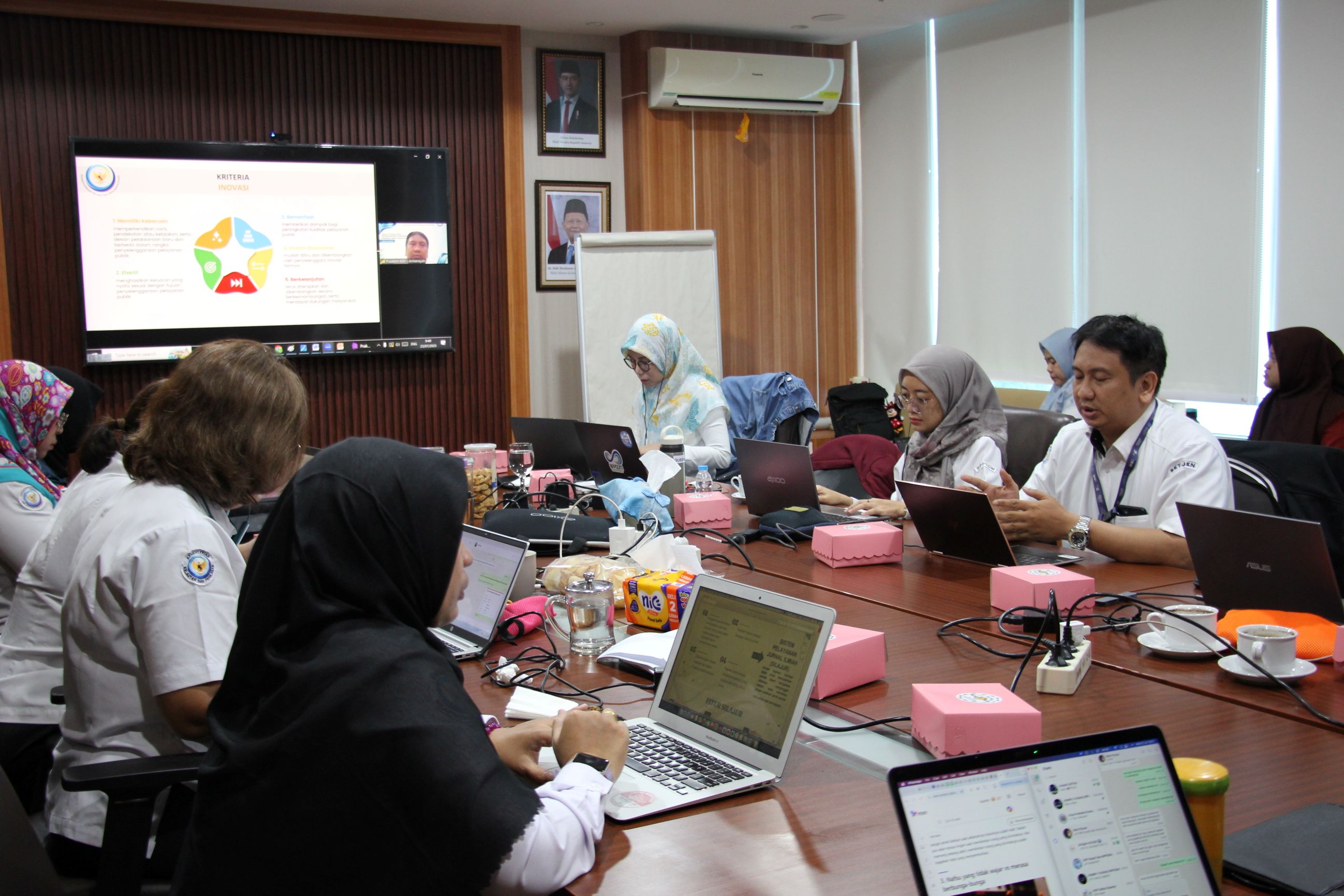 Penyelenggaraan Bimbingan Teknis (Bimtek) Replikasi Inovasi Si Lajur (Aplikasi Layanan Jurnal)