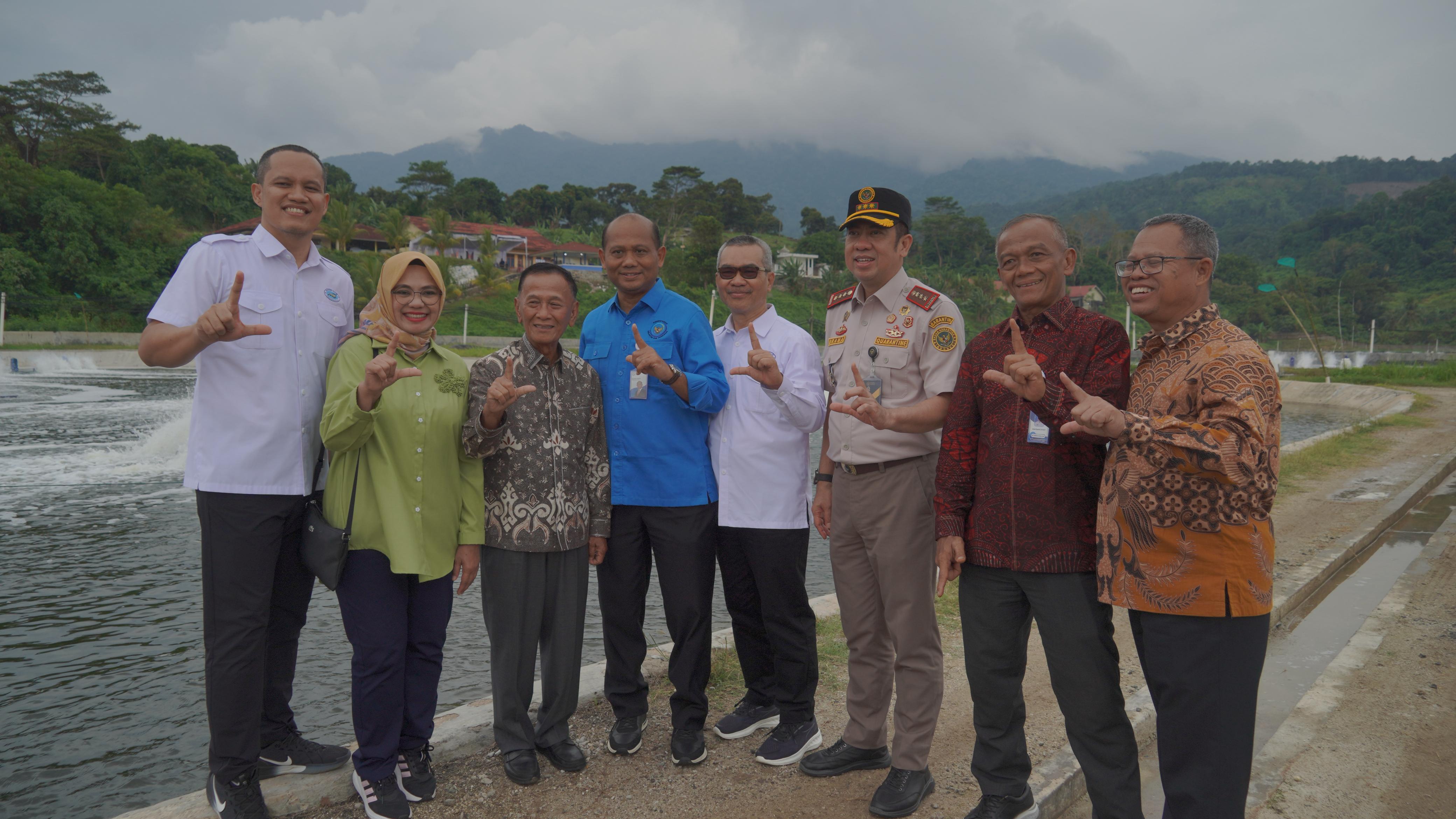 Kunjungan Kerja Direktur Jenderal Perikanan Budi Daya ke Provinsi Lampung