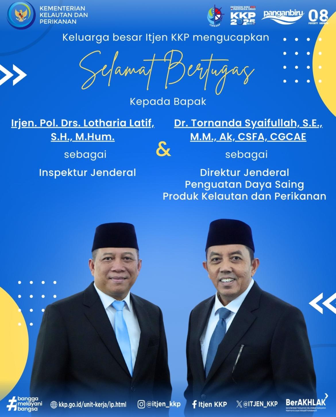 PELANTIKAN INSPEKTUR JENDERAL KKP