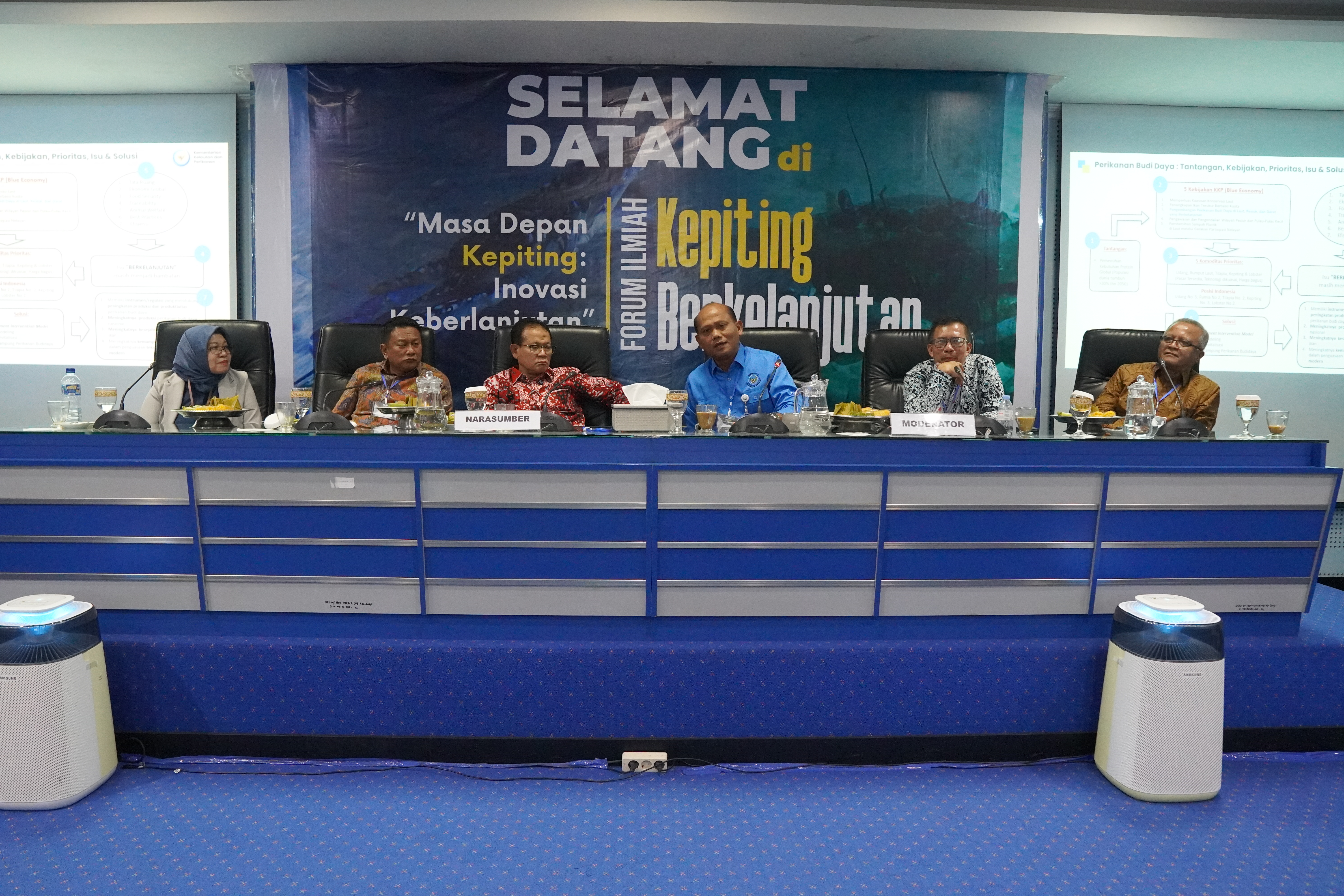 Forum Ilmiah Kepiting Berkelanjutan Universitas Hasanudin