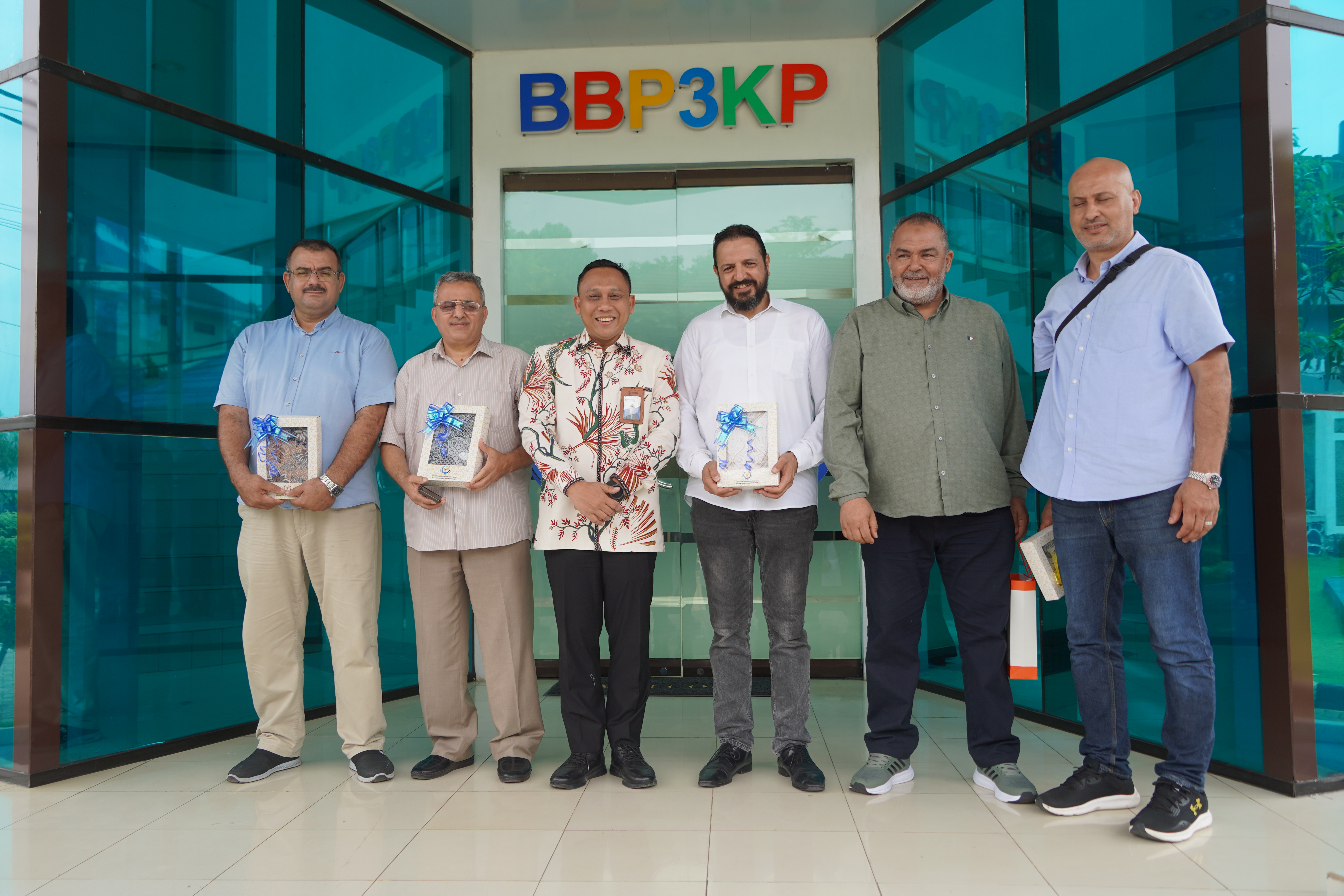 Kunjungan National Committee for The Blue Economy dari Ministry of Economy and Trade of Libya ke kantor BBP3KP