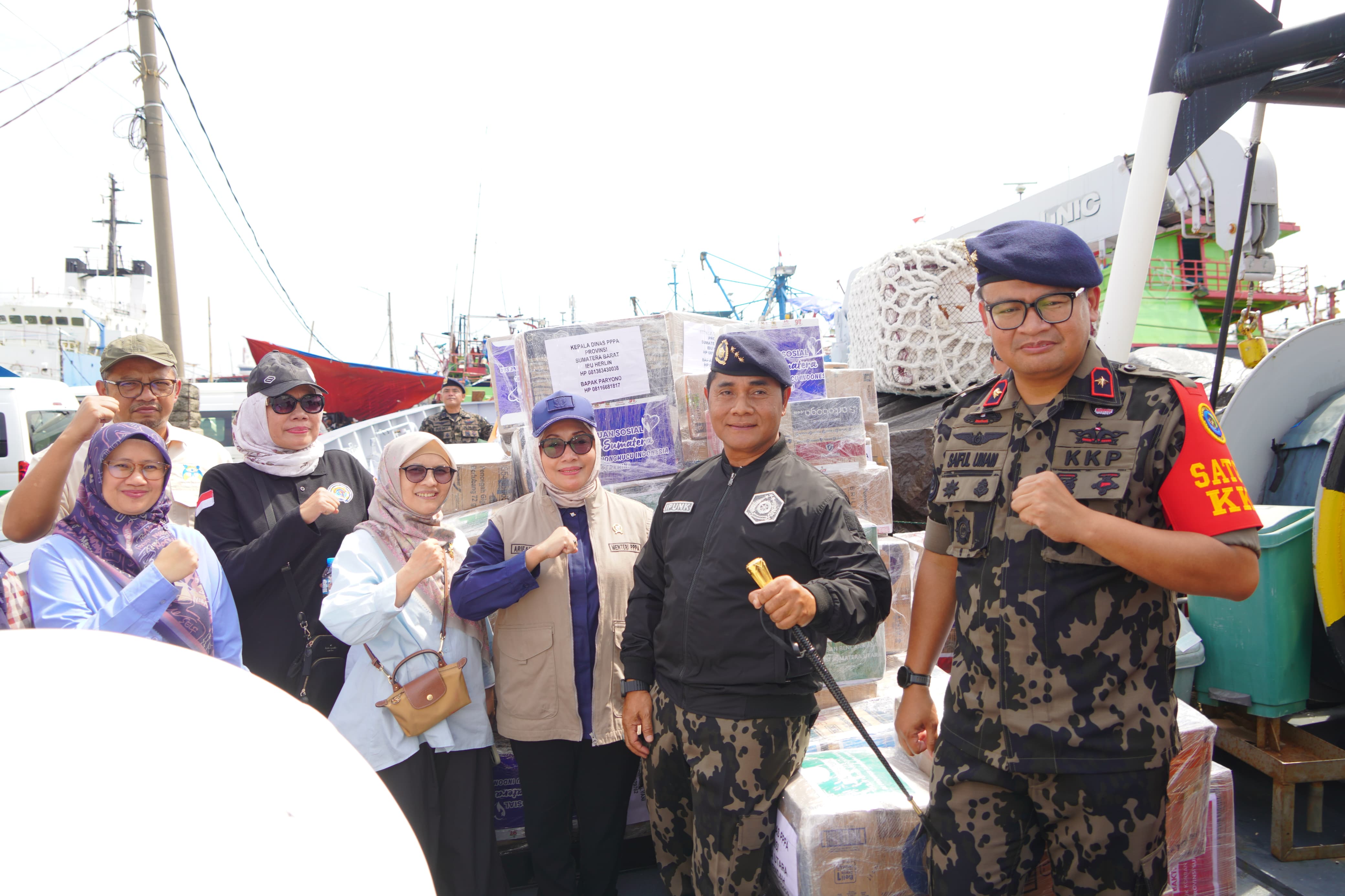 KKP Telah Kirim 159 ton Bantuan ke Lokasi Bencana Sumatra