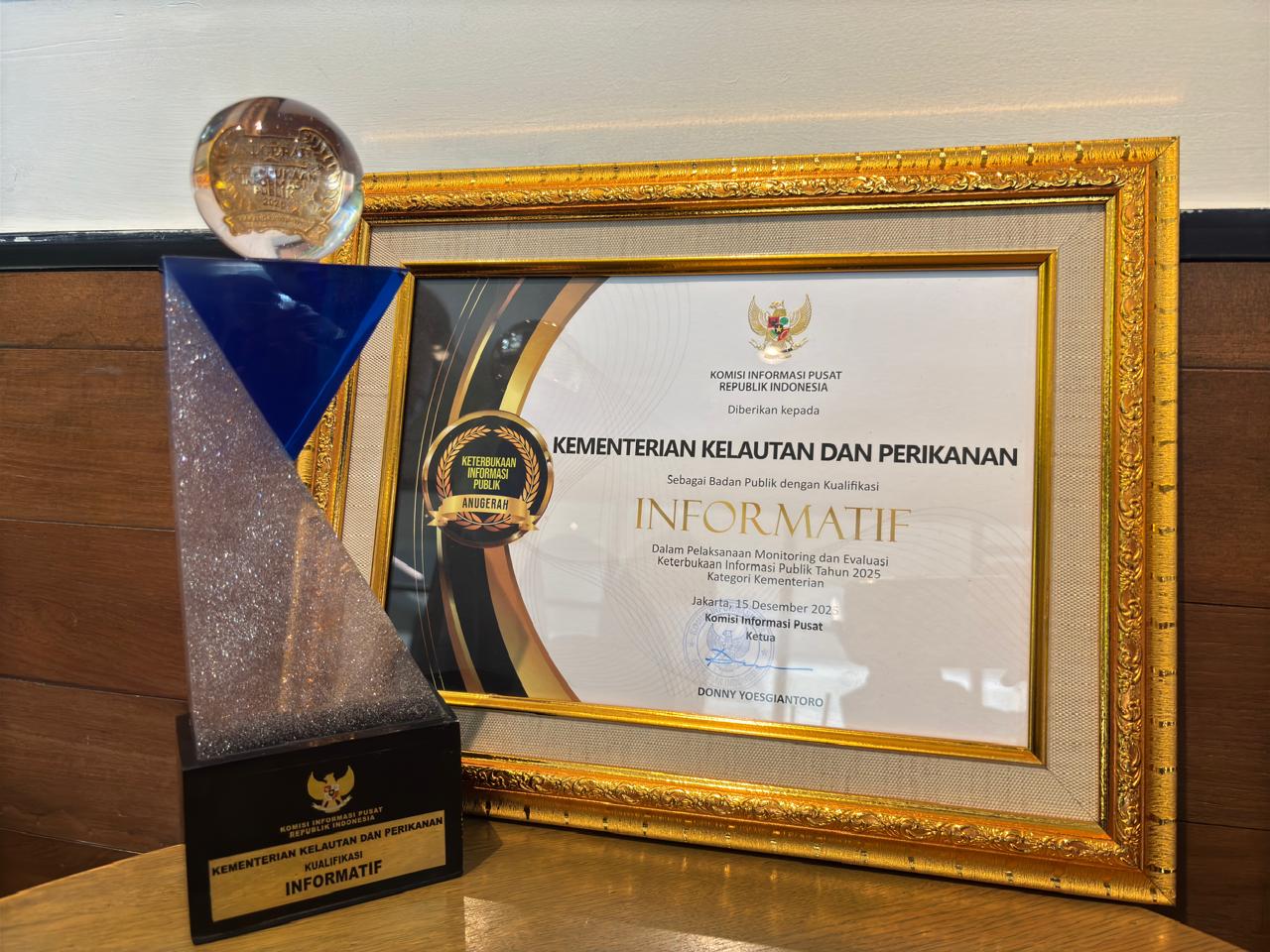 KKP Sukses Pertahankan Prestasi Informatif Ke-7 Kalinya pada Anugerah KIP 2025