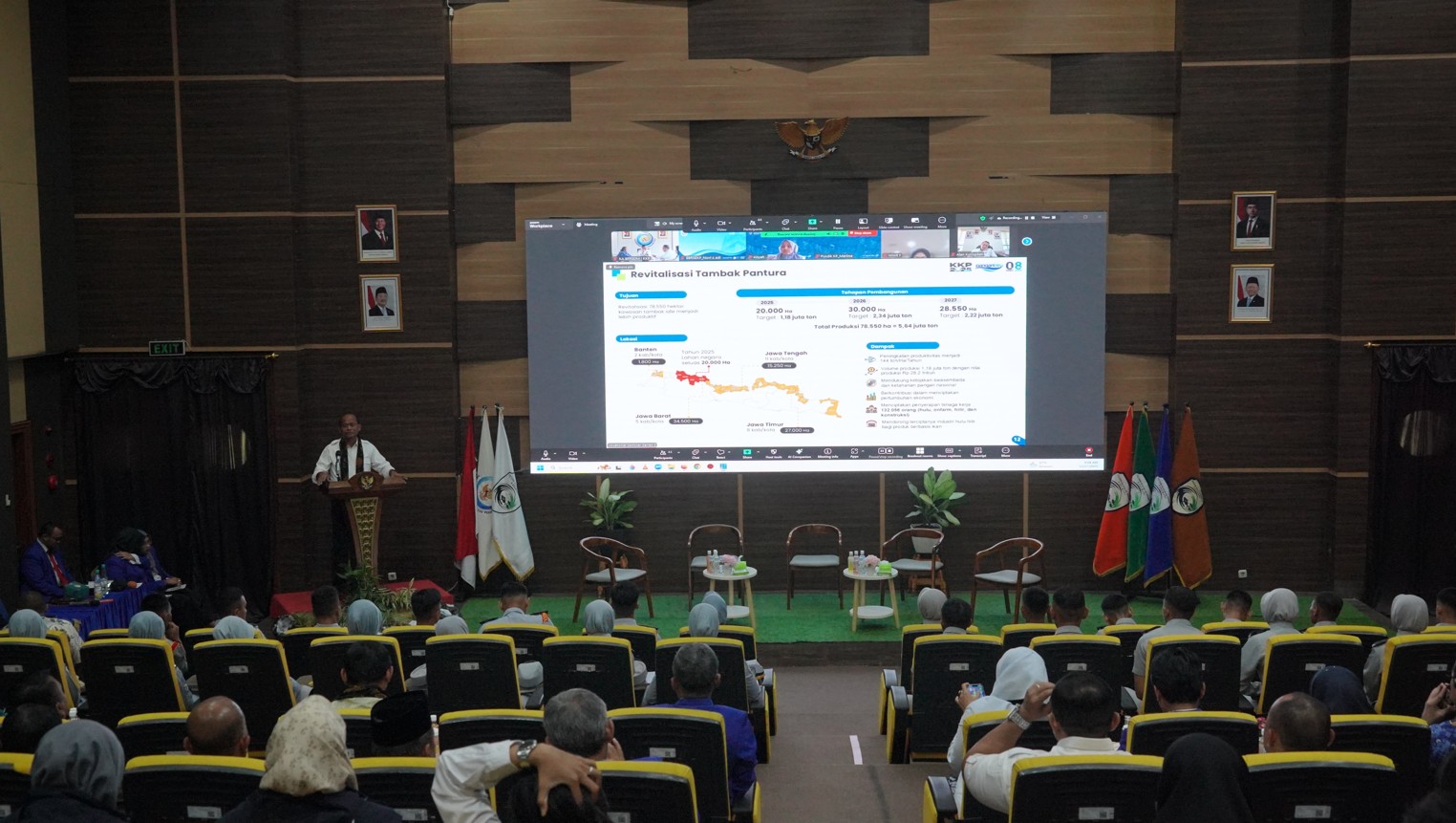 Dirjen PB sebagai Narasumber dalam acara Vocational Seminar: Marine and Inland Fisheries