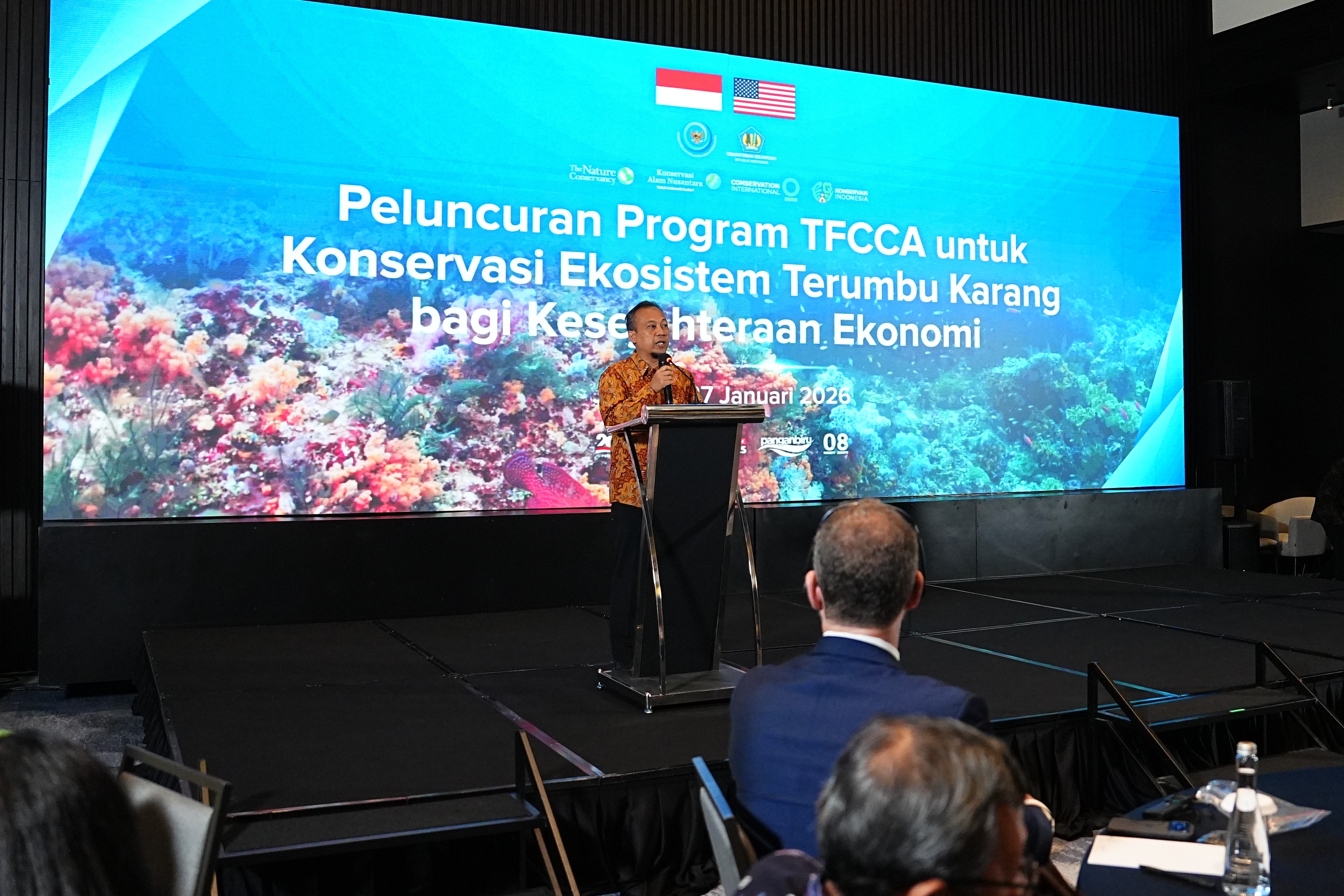 peluncuran Program Tropical Forest and Coral Reef Conservation Act (TFCCA)