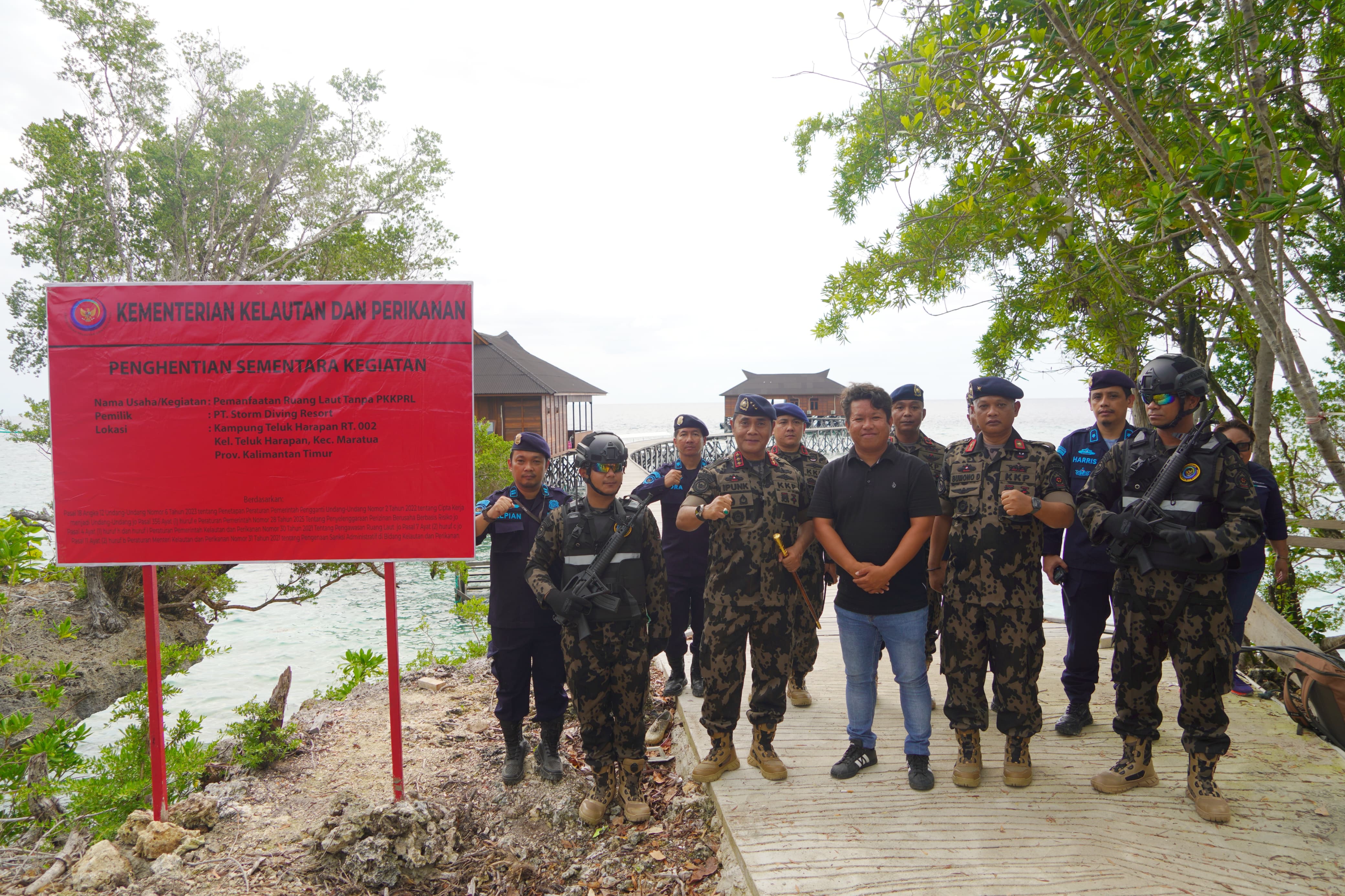 KKP Hentikan Sementara Operasional Resor Milik WNA di Pulau Maratua Kaltim