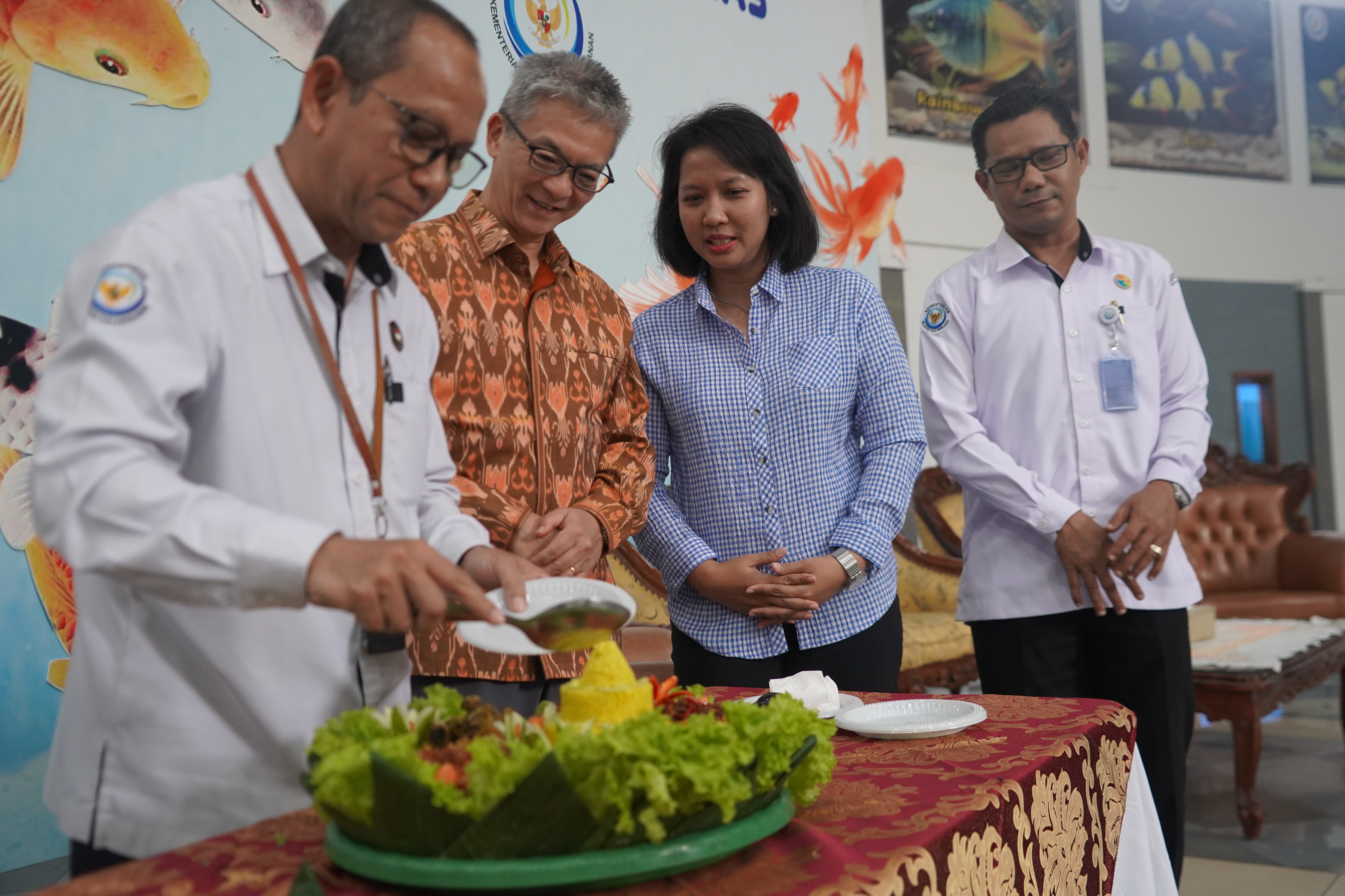 Peresmian kantor Project Support Office (PSO) program GQSP kerja sama dengan UNIDO