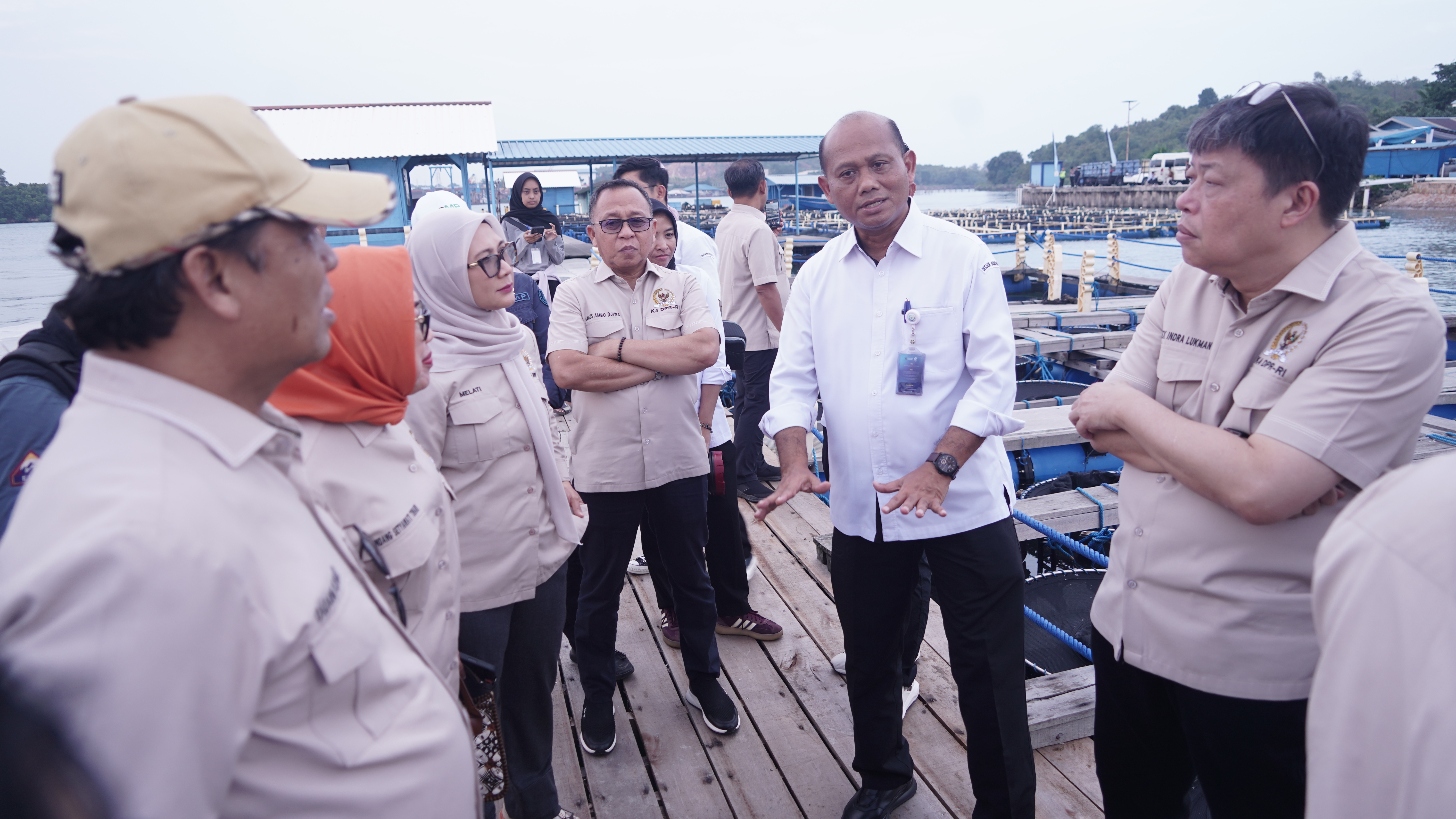 Kunjungan Kerja Komisi IV DPR RI ke Modeling Budi Daya Lobster di BPBL Batam