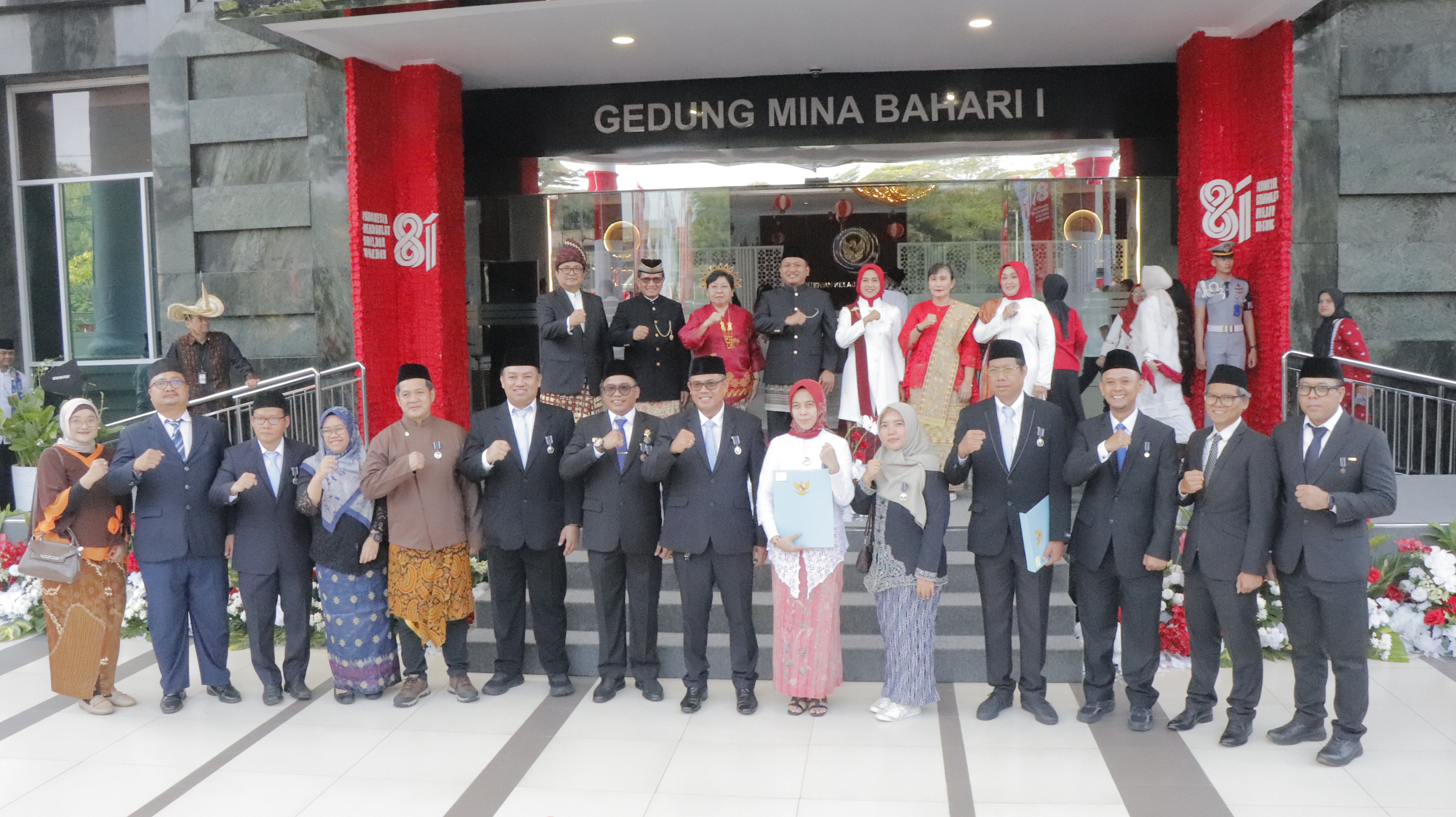 Upacara Peringatan HUT ke-81 Republik Indonesia di Kantor Pusat KKP