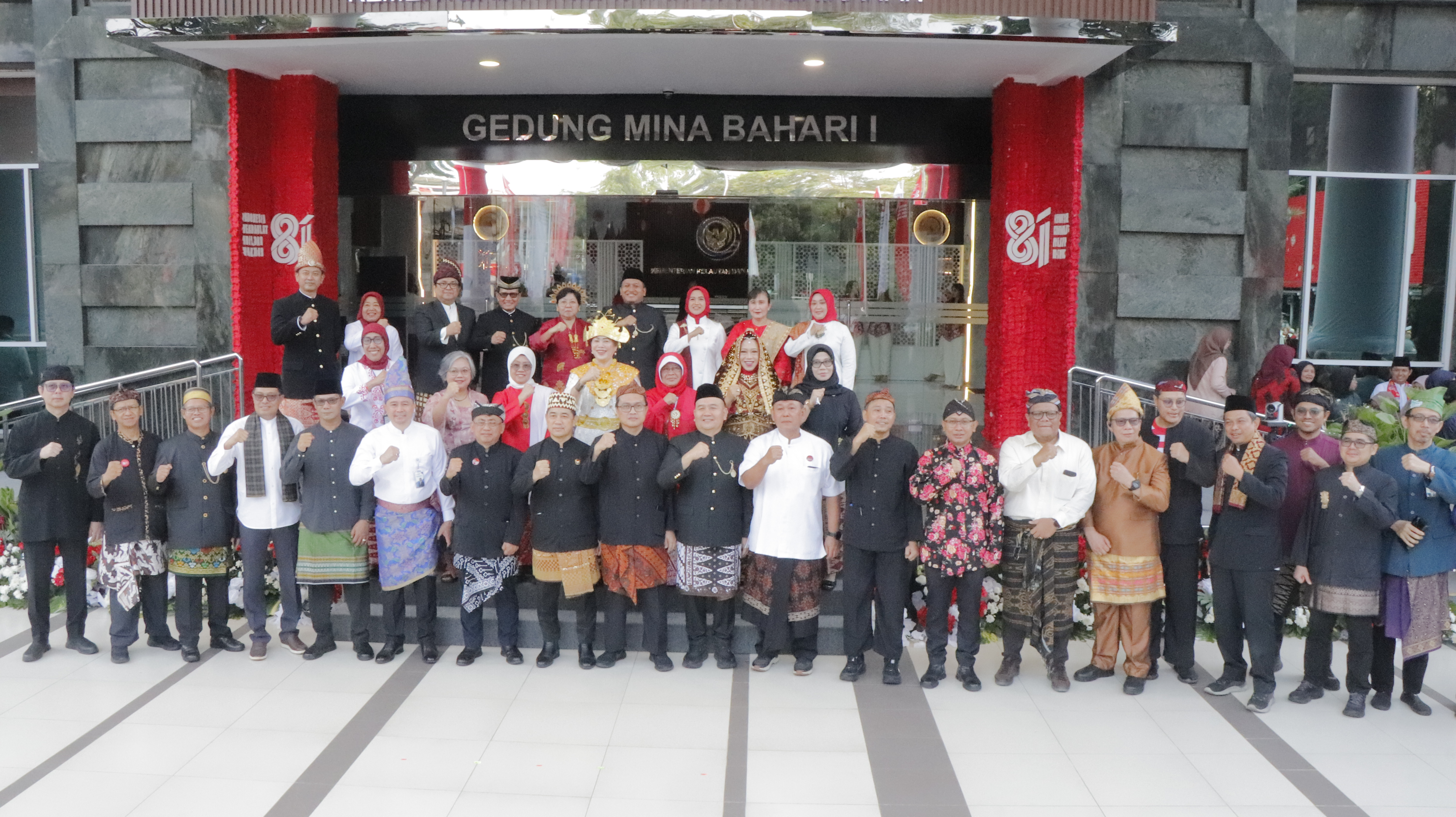 Upacara Peringatan HUT ke-81 Republik Indonesia di Kantor Pusat KKP