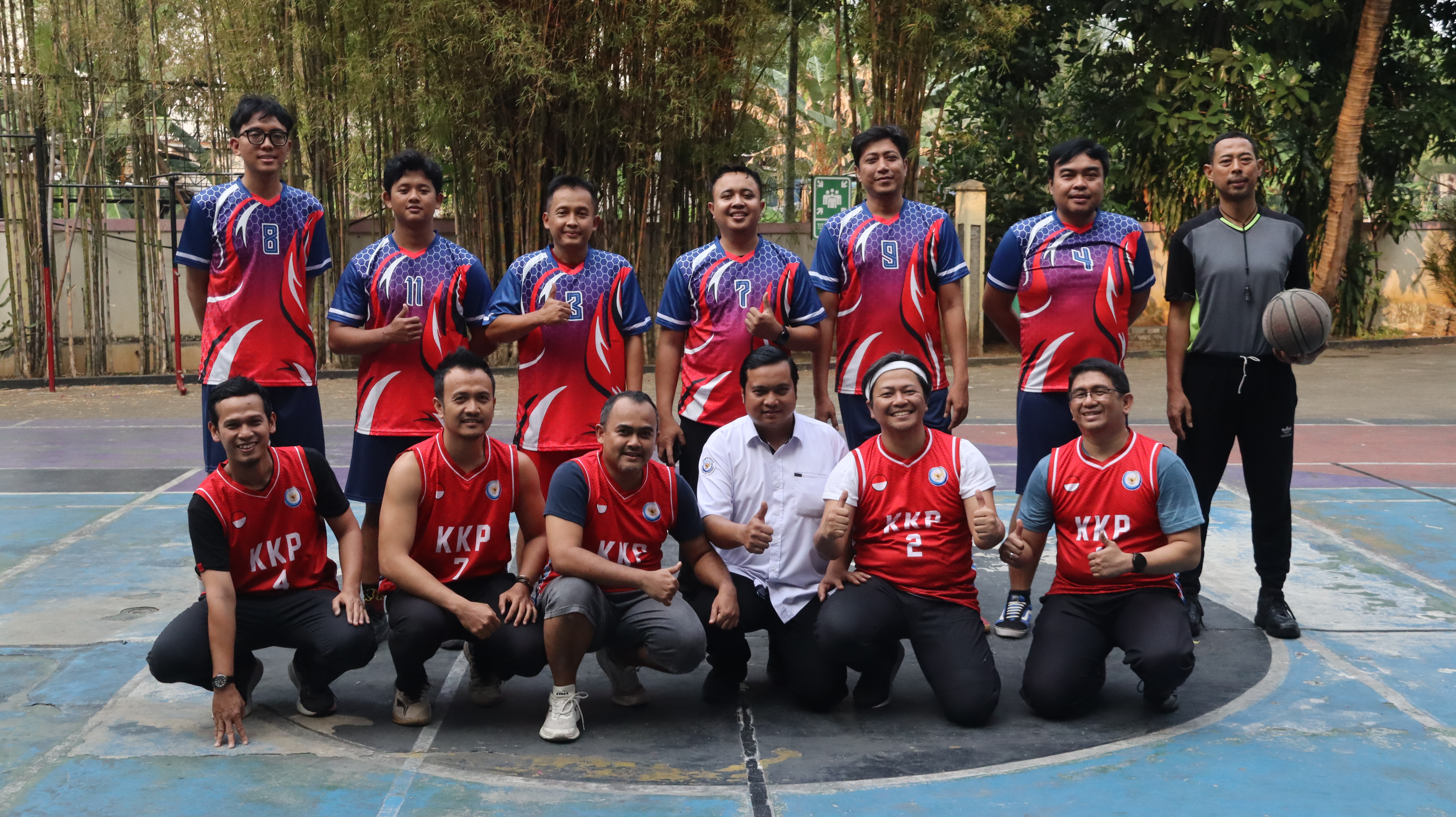 Lomba Bola Basket dalam rangka Peringatan HUT ke-81 Republik Indonesia