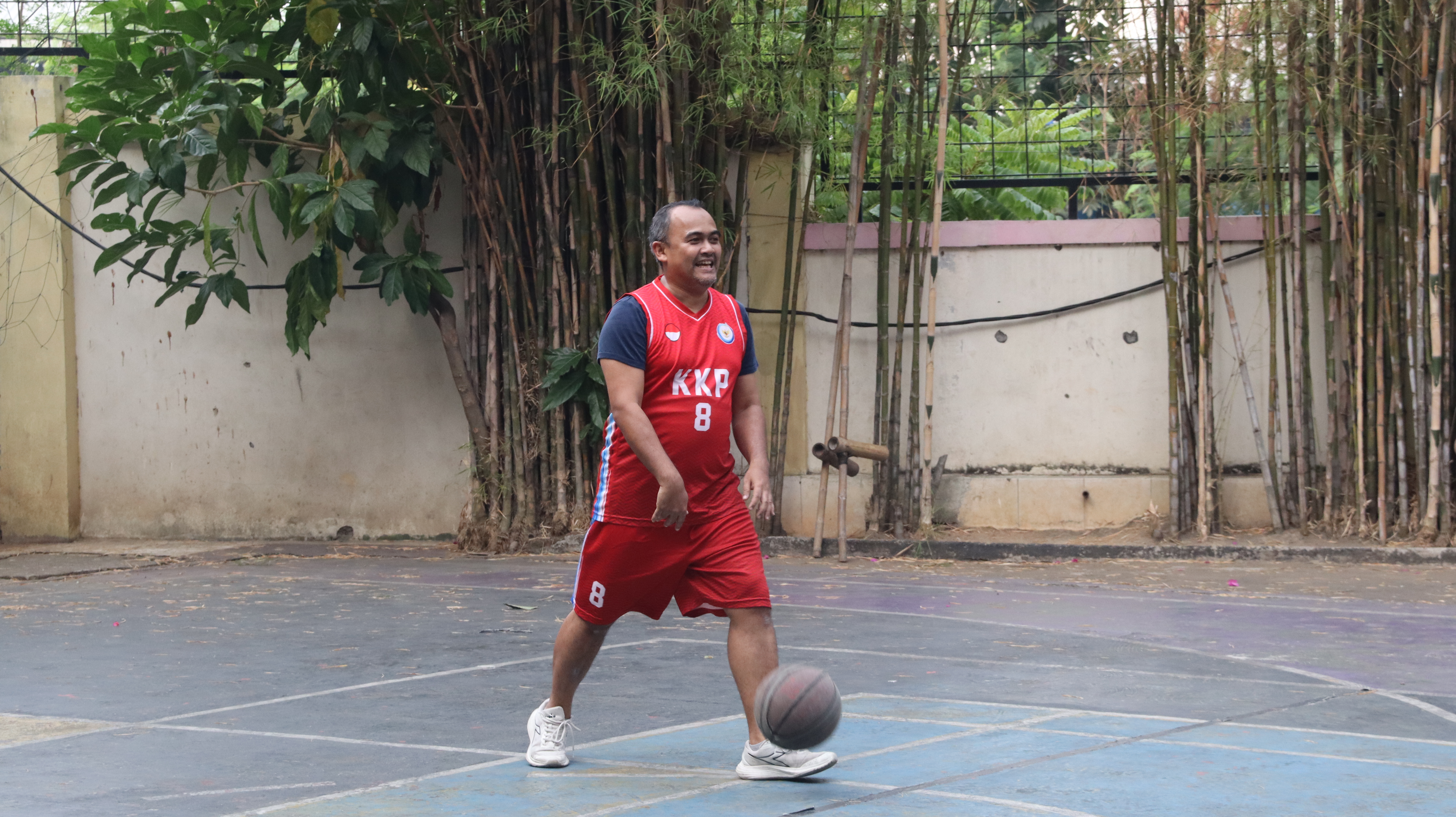 Lomba Bola Basket dalam rangka Peringatan HUT ke-81 Republik Indonesia