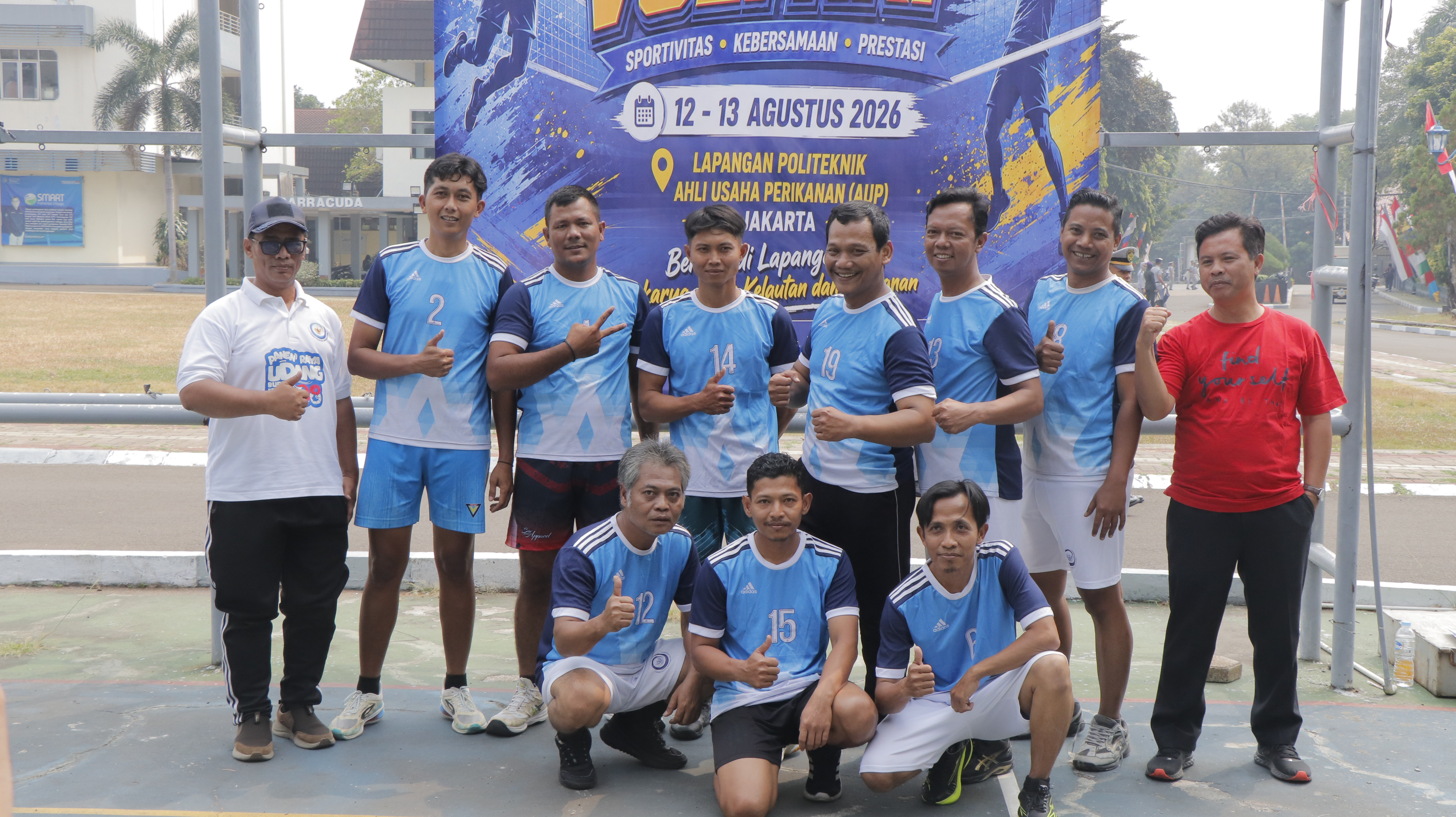 Lomba Bola Voli dalam rangka Peringatan HUT ke-81 Republik Indonesia