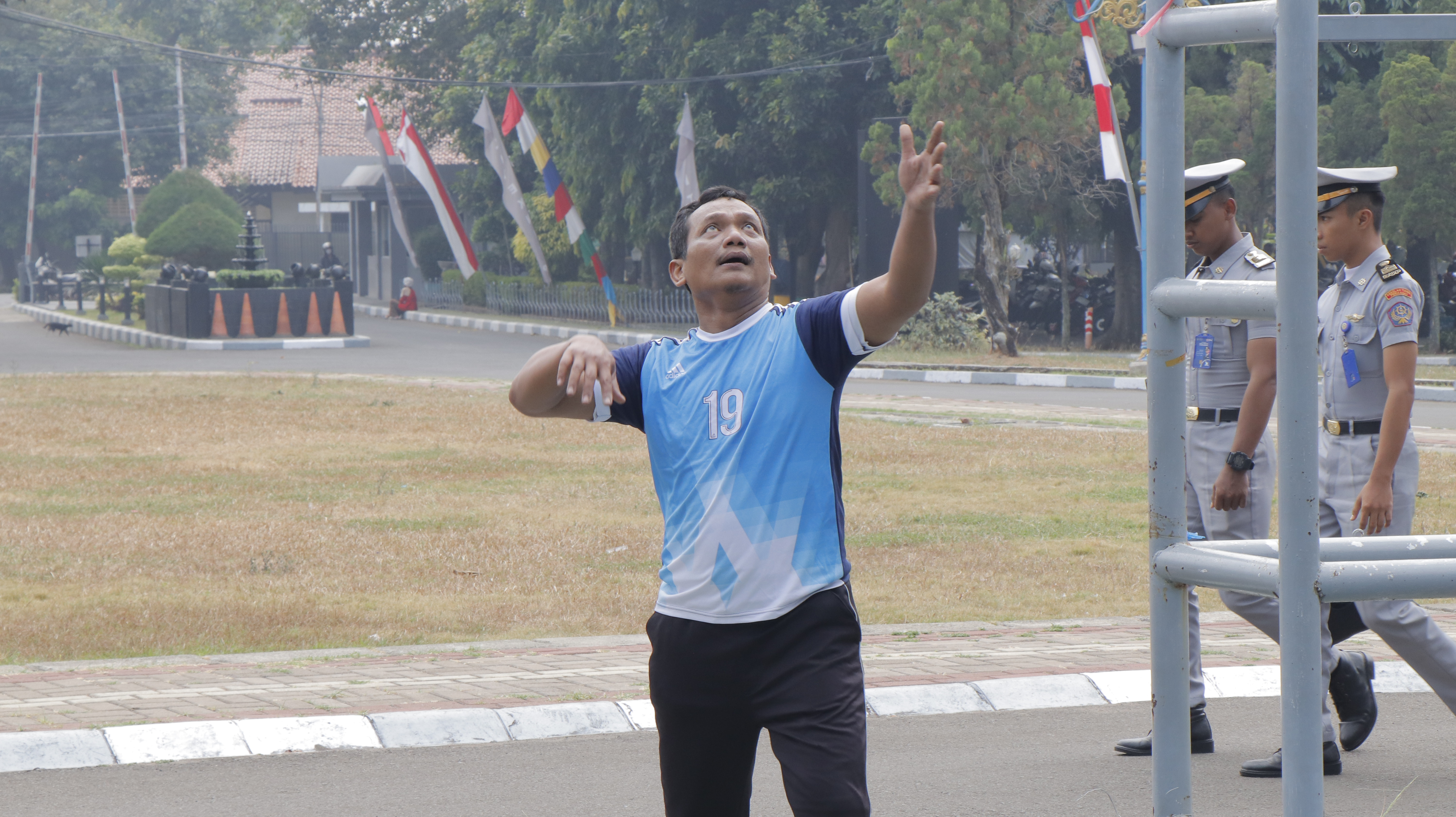 Lomba Bola Voli dalam rangka Peringatan HUT ke-81 Republik Indonesia