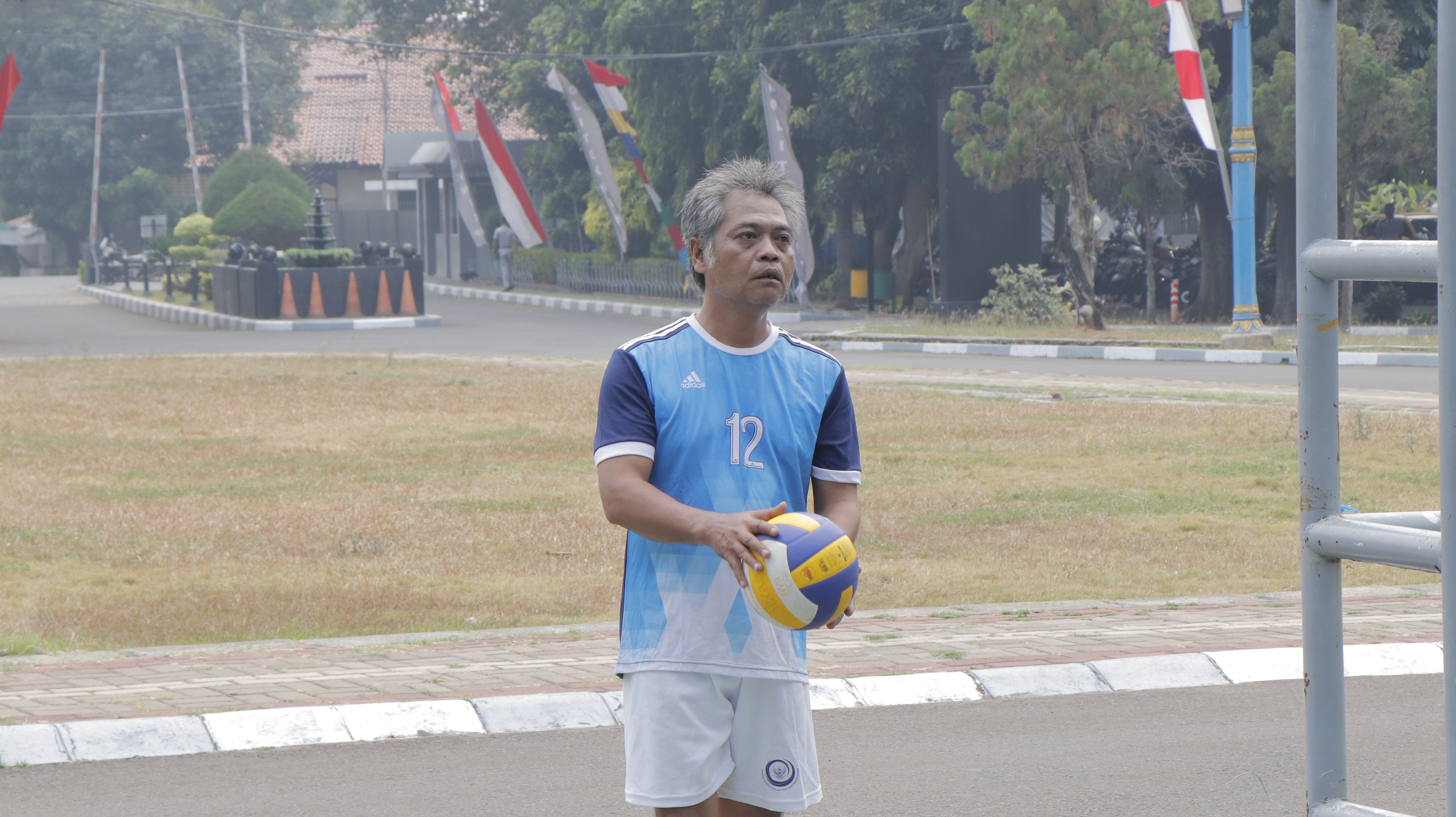 Lomba Bola Voli dalam rangka Peringatan HUT ke-81 Republik Indonesia