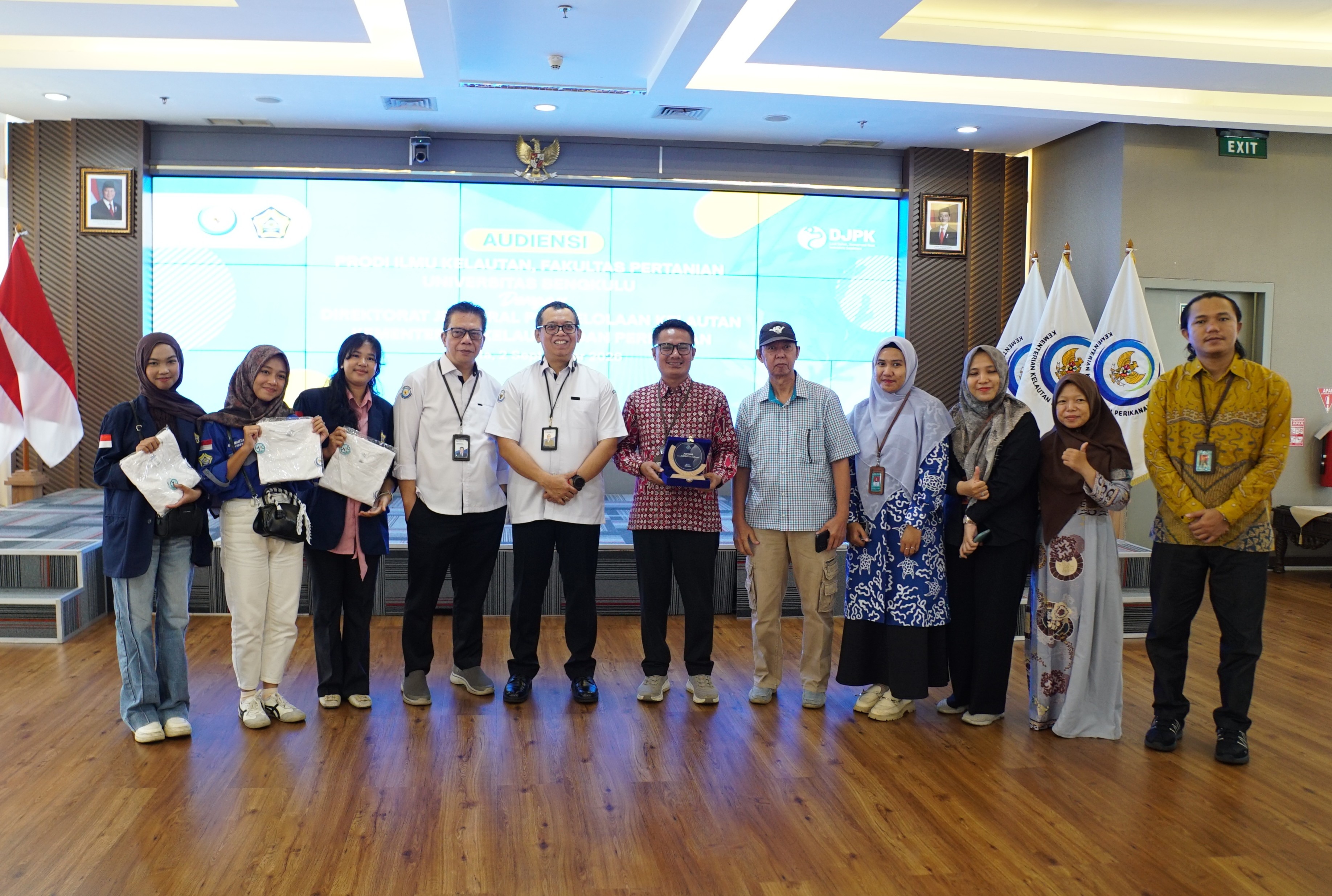 Audiensi Program Studi Ilmu Kelautan, Fakultas Pertanian, Universitas Bengkulu (UNIB)