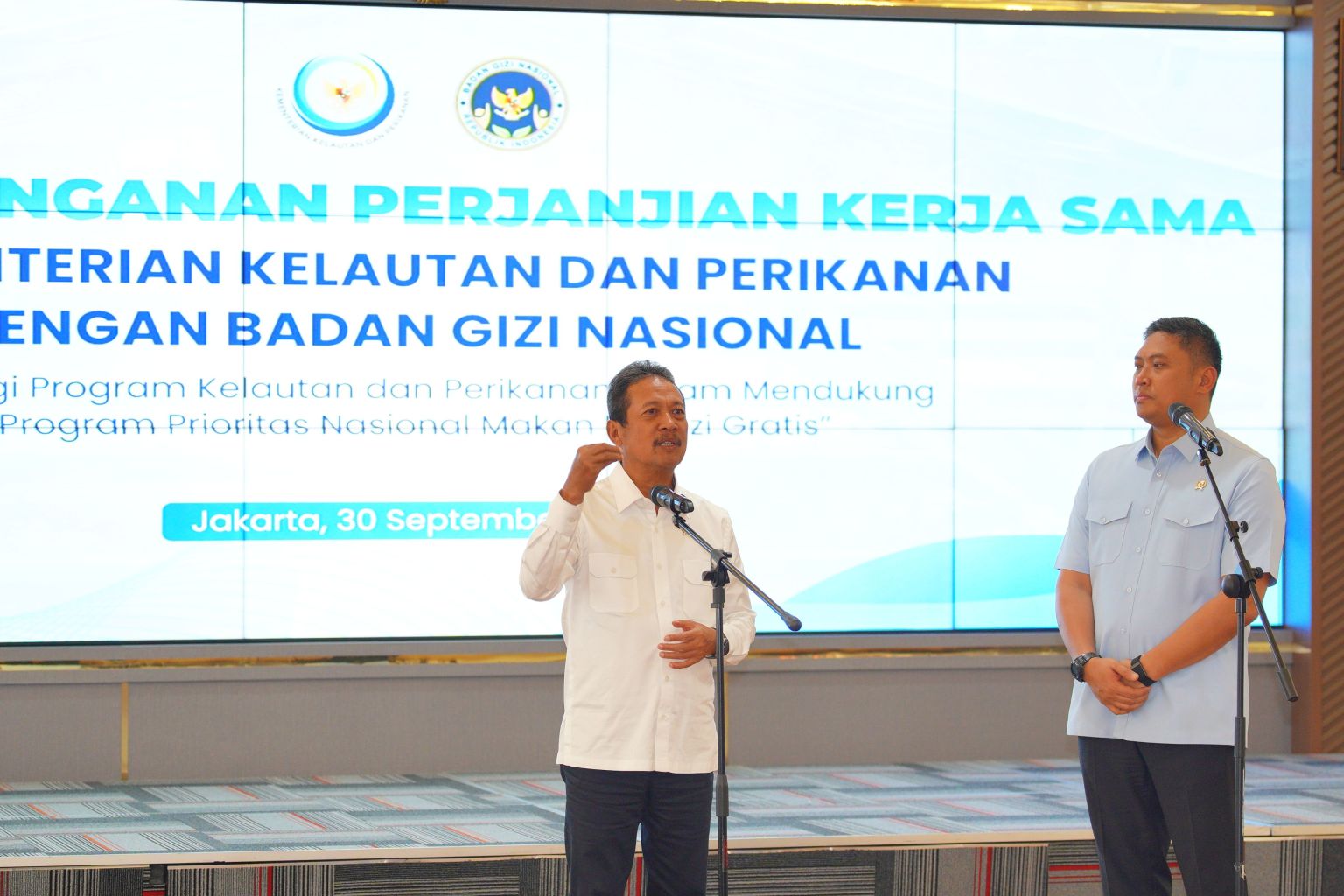 Penandatanganan Perjanjian Kerja Sama (PKS) dengan Badan Gizi Nasional (BGN)