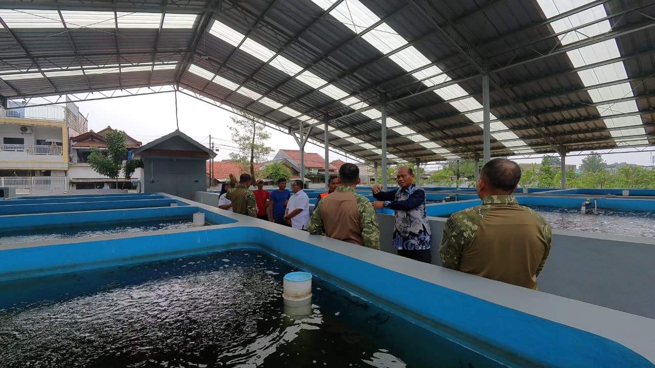 Peninjauan Mockup Budidaya Sistem RAS bersama Kopassus