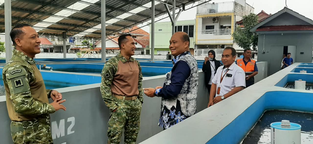 Peninjauan Mockup Budidaya Sistem RAS bersama Kopassus